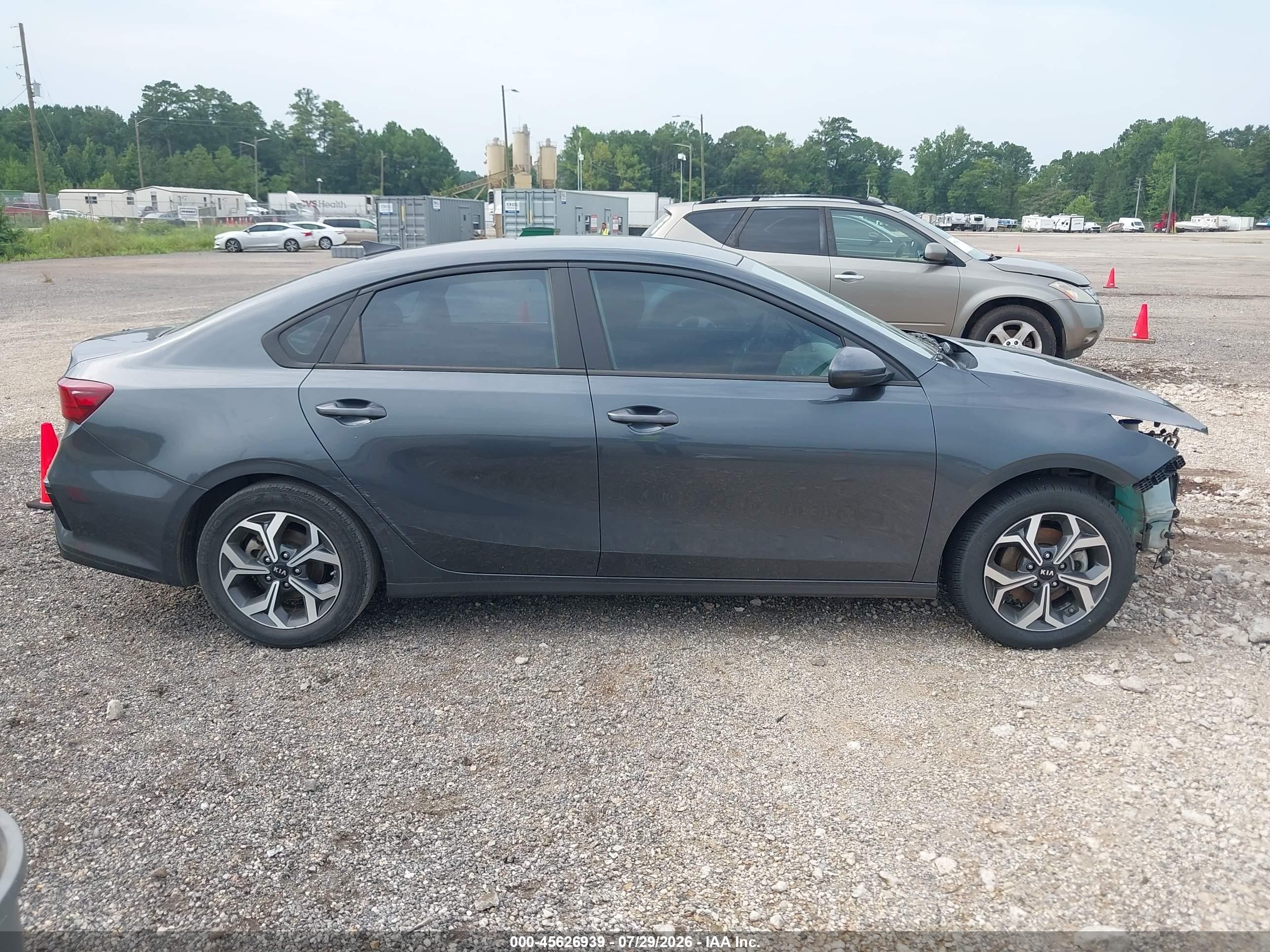 2021 Kia Forte Lxs Gray vin: 3KPF24ADXME316886
