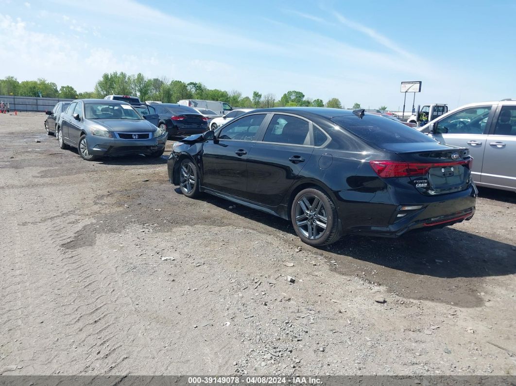 2021 Kia Forte Gt-line Black vin: 3KPF34AD0ME375555