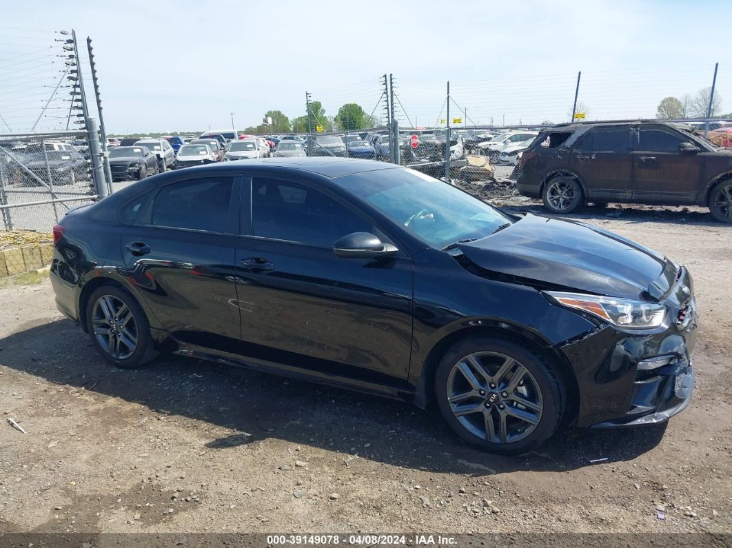 2021 Kia Forte Gt-line Black vin: 3KPF34AD0ME375555