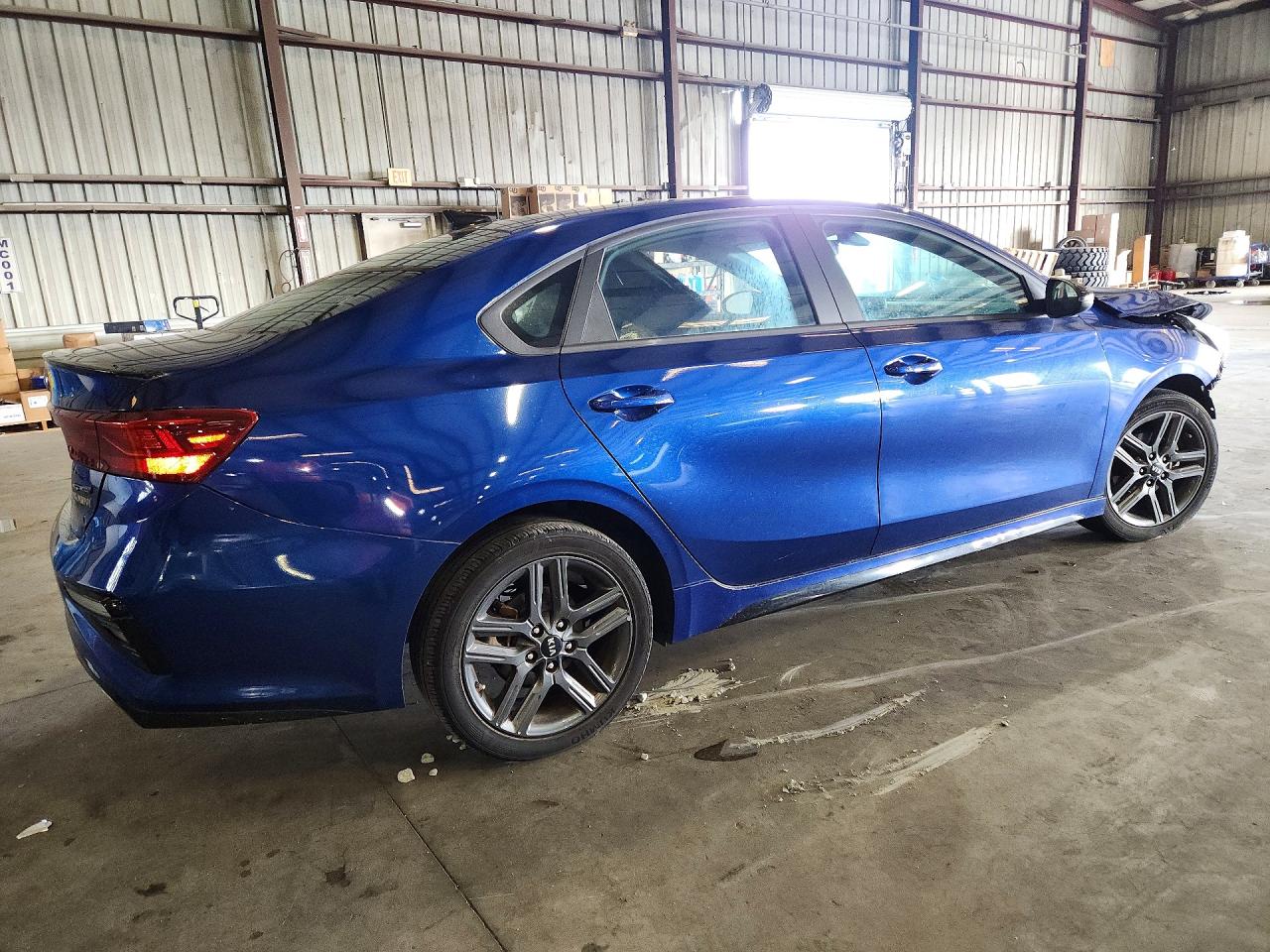 2021 Kia Forte Gt Line Blue vin: 3KPF34AD0ME406478
