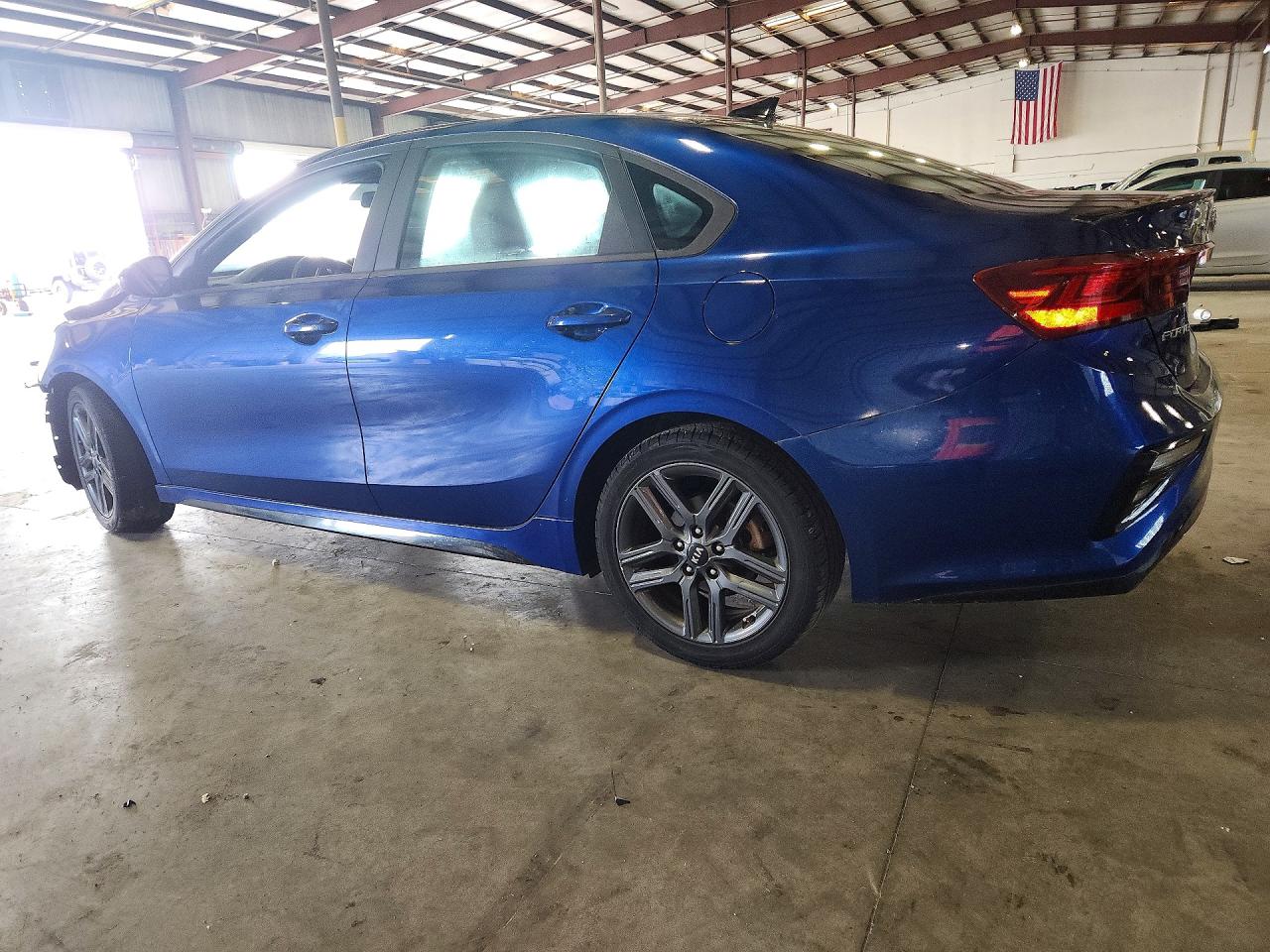 2021 Kia Forte Gt Line Blue vin: 3KPF34AD0ME406478
