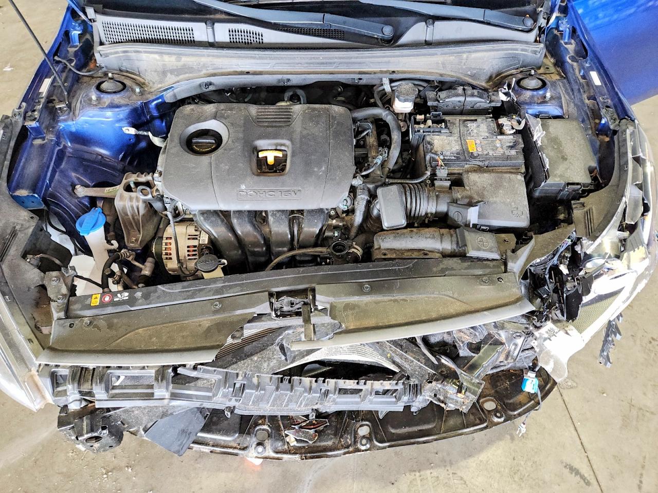 2021 Kia Forte Gt Line Blue vin: 3KPF34AD0ME406478