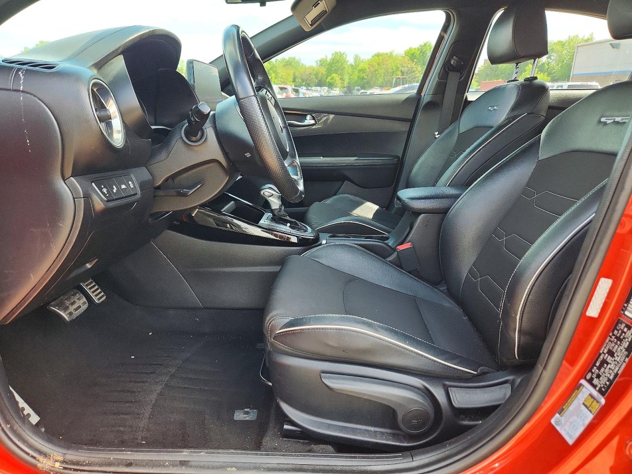 2020 Kia Forte Gt Line Orange vin: 3KPF34AD1LE203775