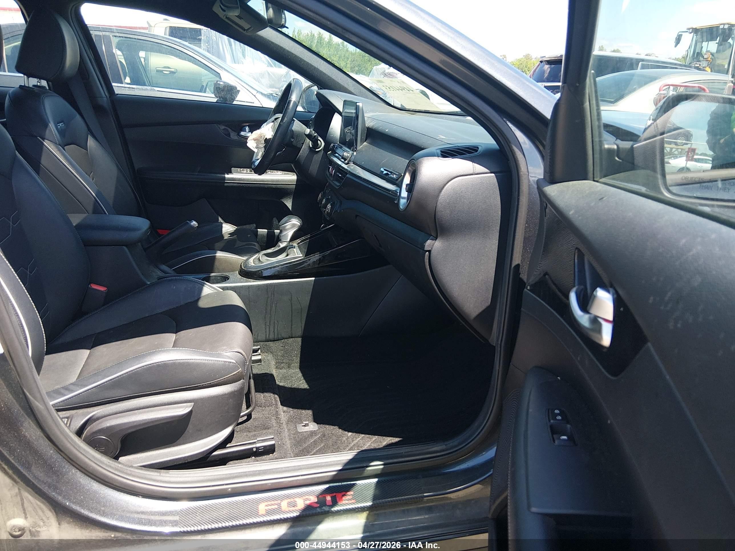 2020 Kia Forte Gt-line Gray vin: 3KPF34AD3LE169113