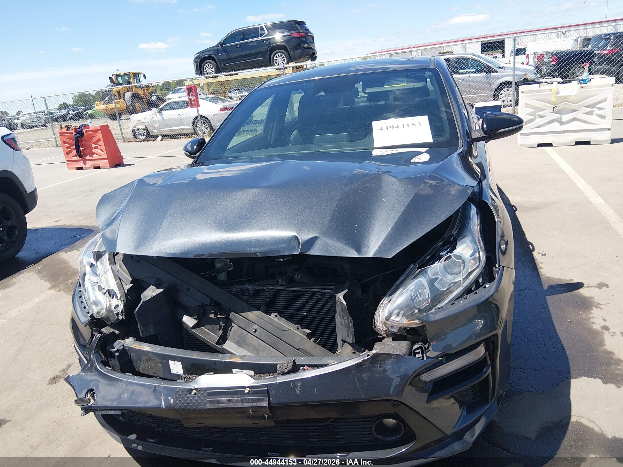 2020 Kia Forte Gt-line Gray vin: 3KPF34AD3LE169113