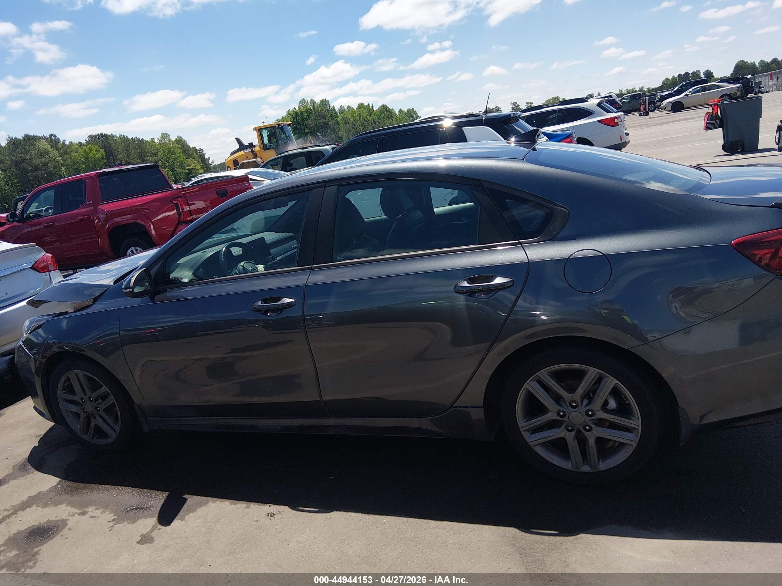 2020 Kia Forte Gt-line Gray vin: 3KPF34AD3LE169113