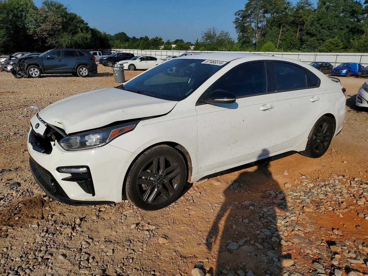 2020 Kia Forte Gt Line White vin: 3KPF34AD4LE253117