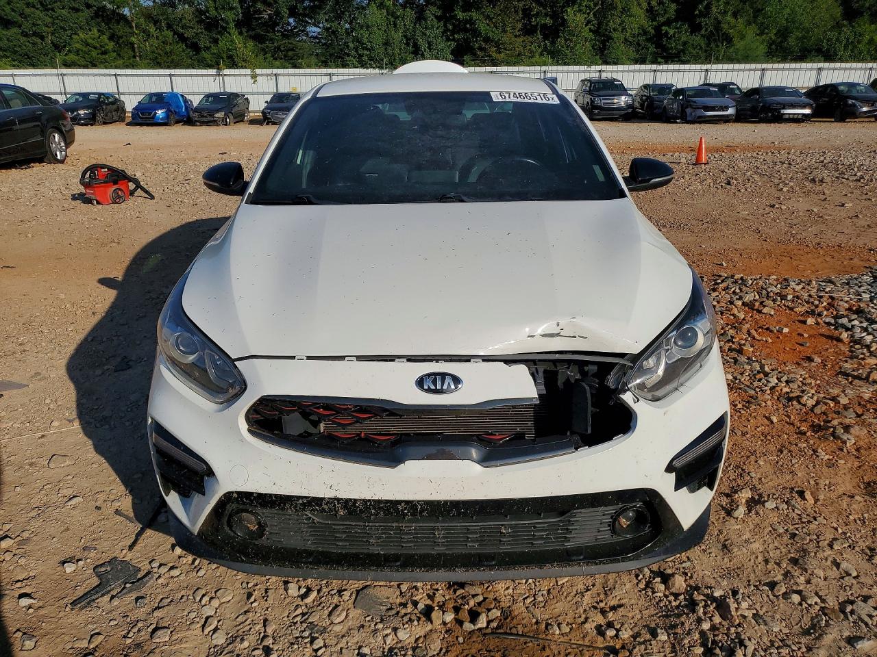 2020 Kia Forte Gt Line White vin: 3KPF34AD4LE253117