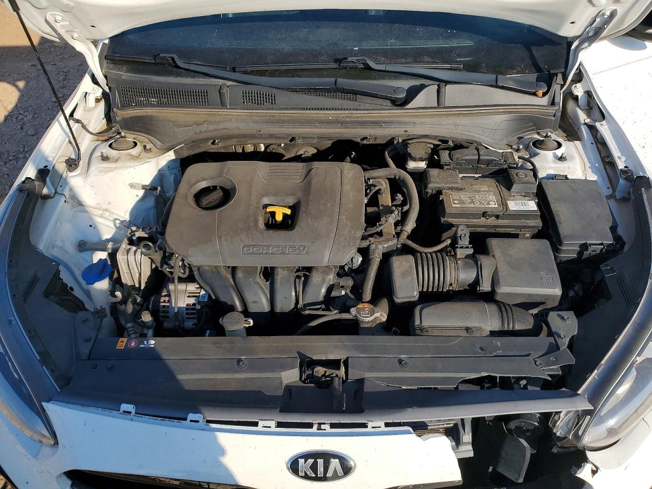 2020 Kia Forte Gt Line White vin: 3KPF34AD4LE253117