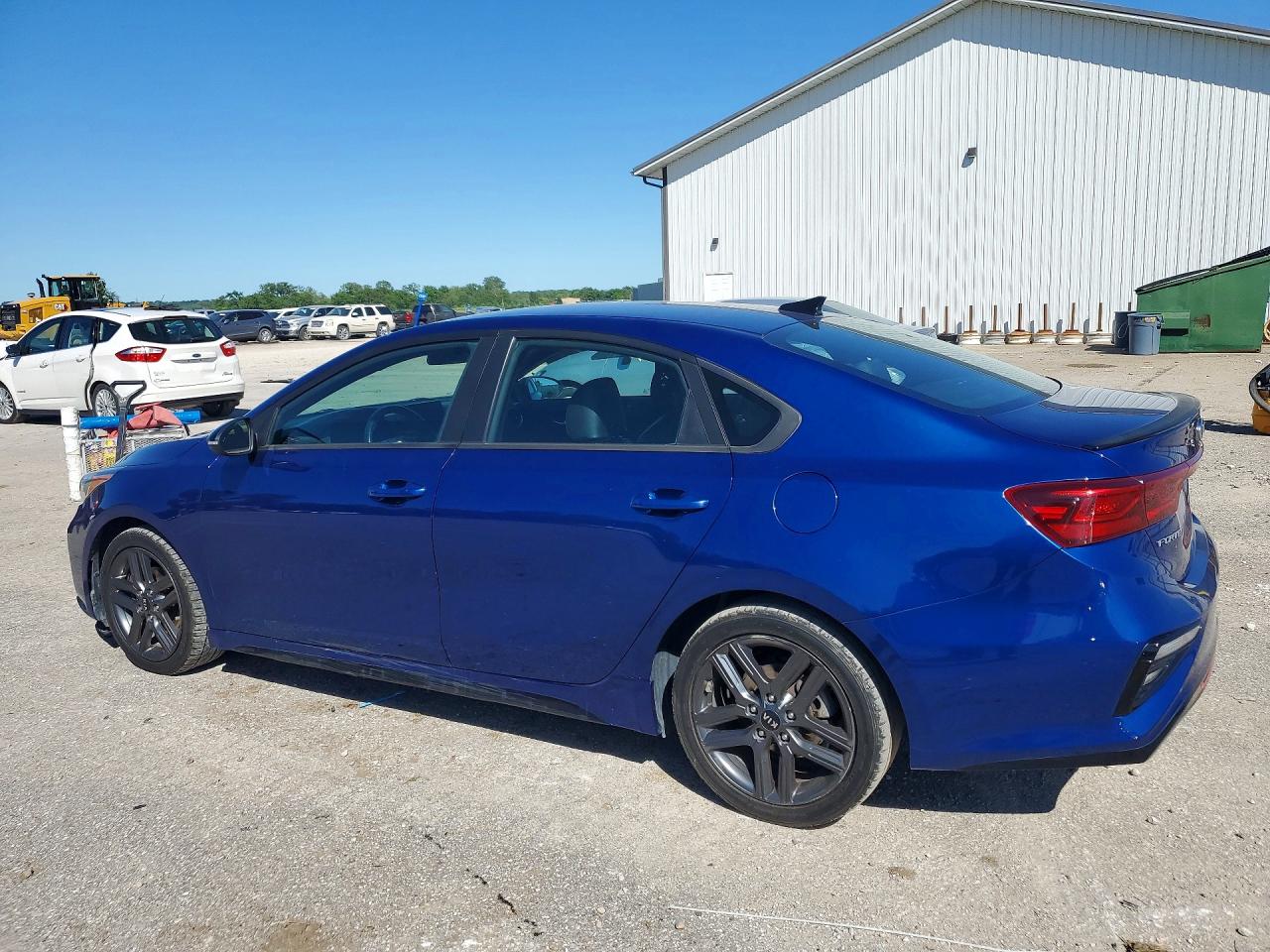 2020 Kia Forte Gt Line Синий vin: 3KPF34AD6LE228946