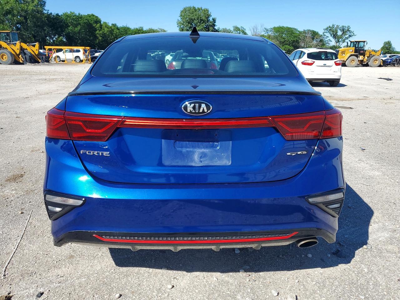 2020 Kia Forte Gt Line Синий vin: 3KPF34AD6LE228946