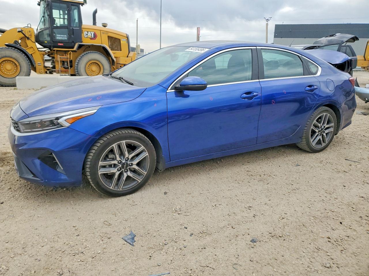 2023 Kia Forte Ex Синий vin: 3KPF34AD6PE571360