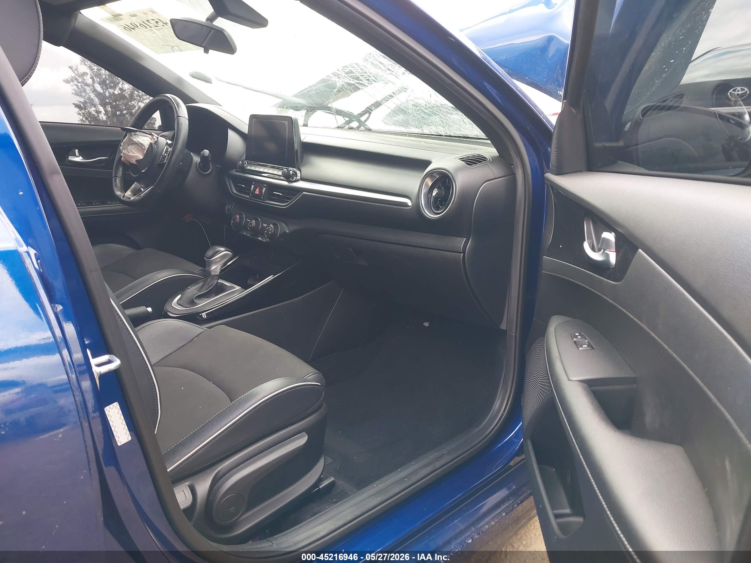 2021 Kia Forte Gt-line Blue vin: 3KPF34AD8ME309013