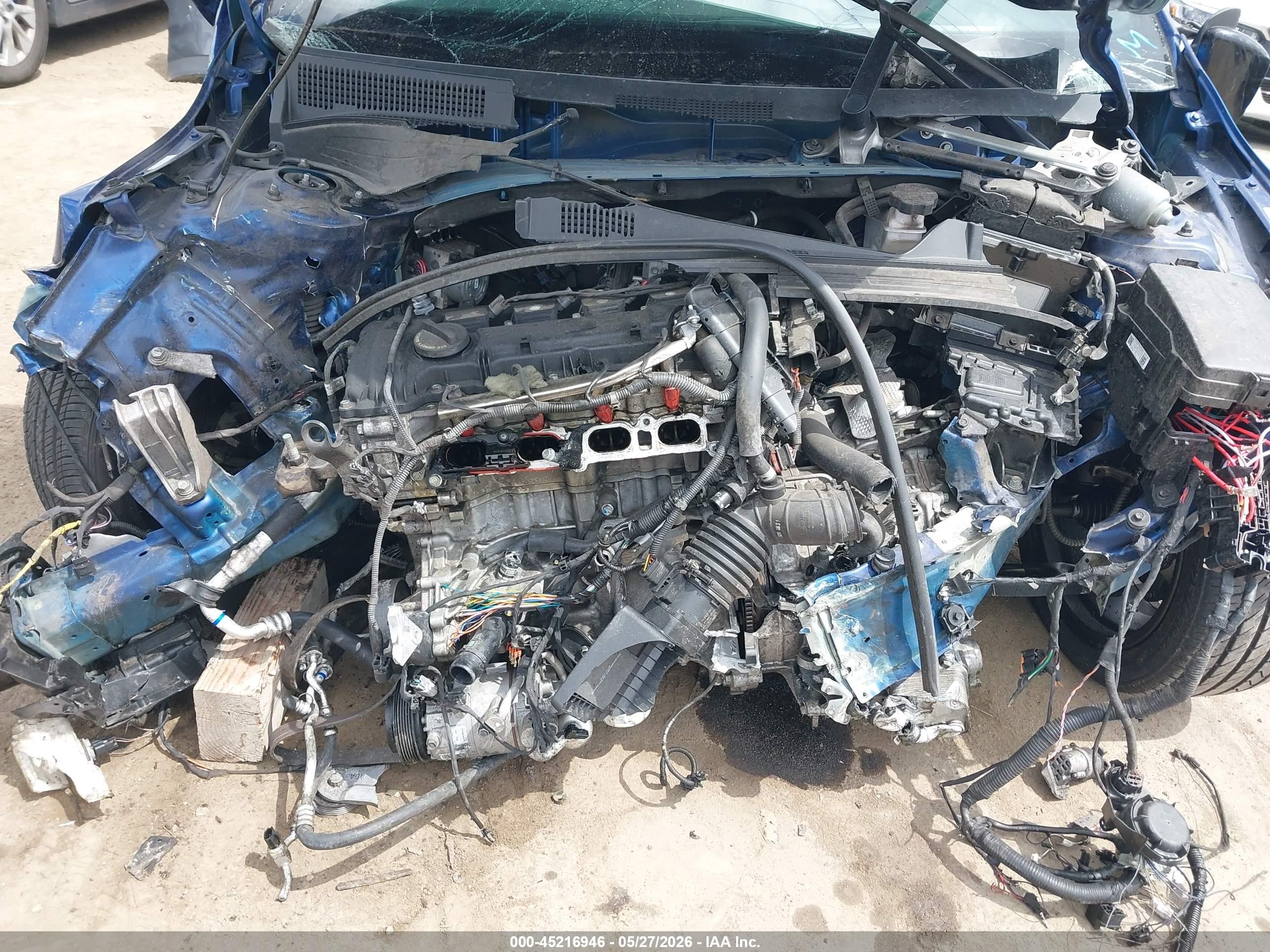 2021 Kia Forte Gt-line Blue vin: 3KPF34AD8ME309013