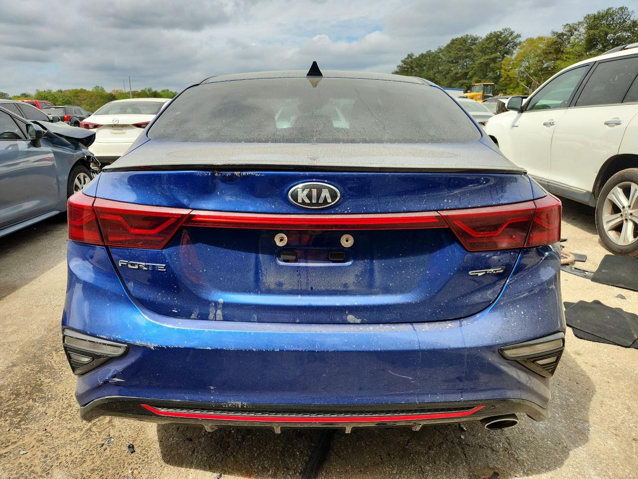 2021 Kia Forte Gt-line Blue vin: 3KPF34AD8ME375299