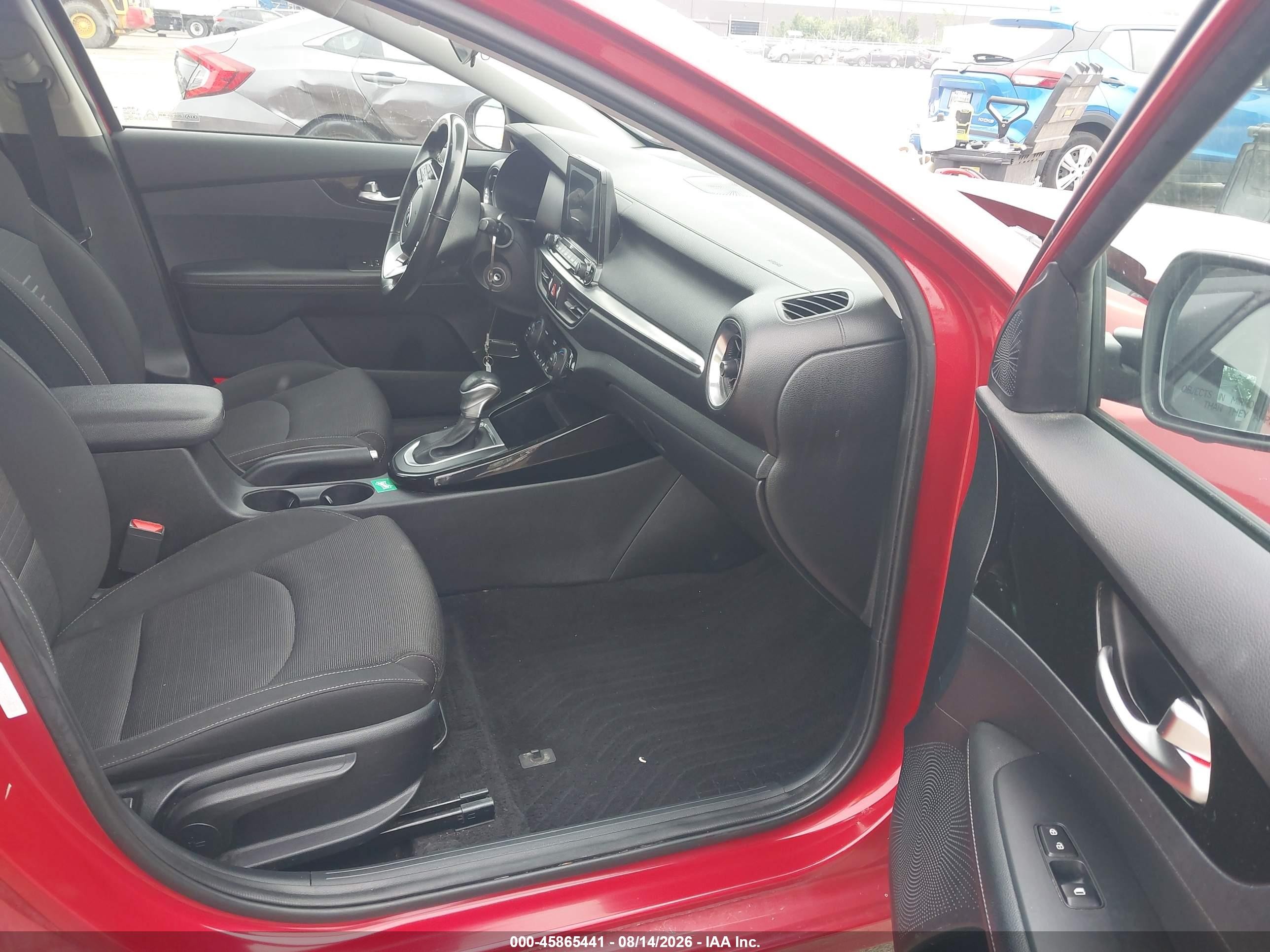 2019 Kia Forte S Красный vin: 3KPF34ADXKE048223