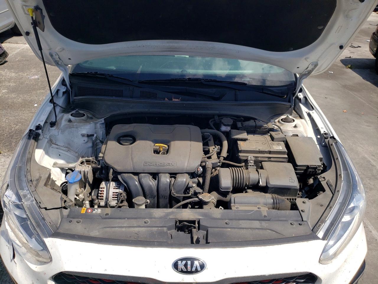 2020 Kia Forte Gt Line White vin: 3KPF34ADXLE261643