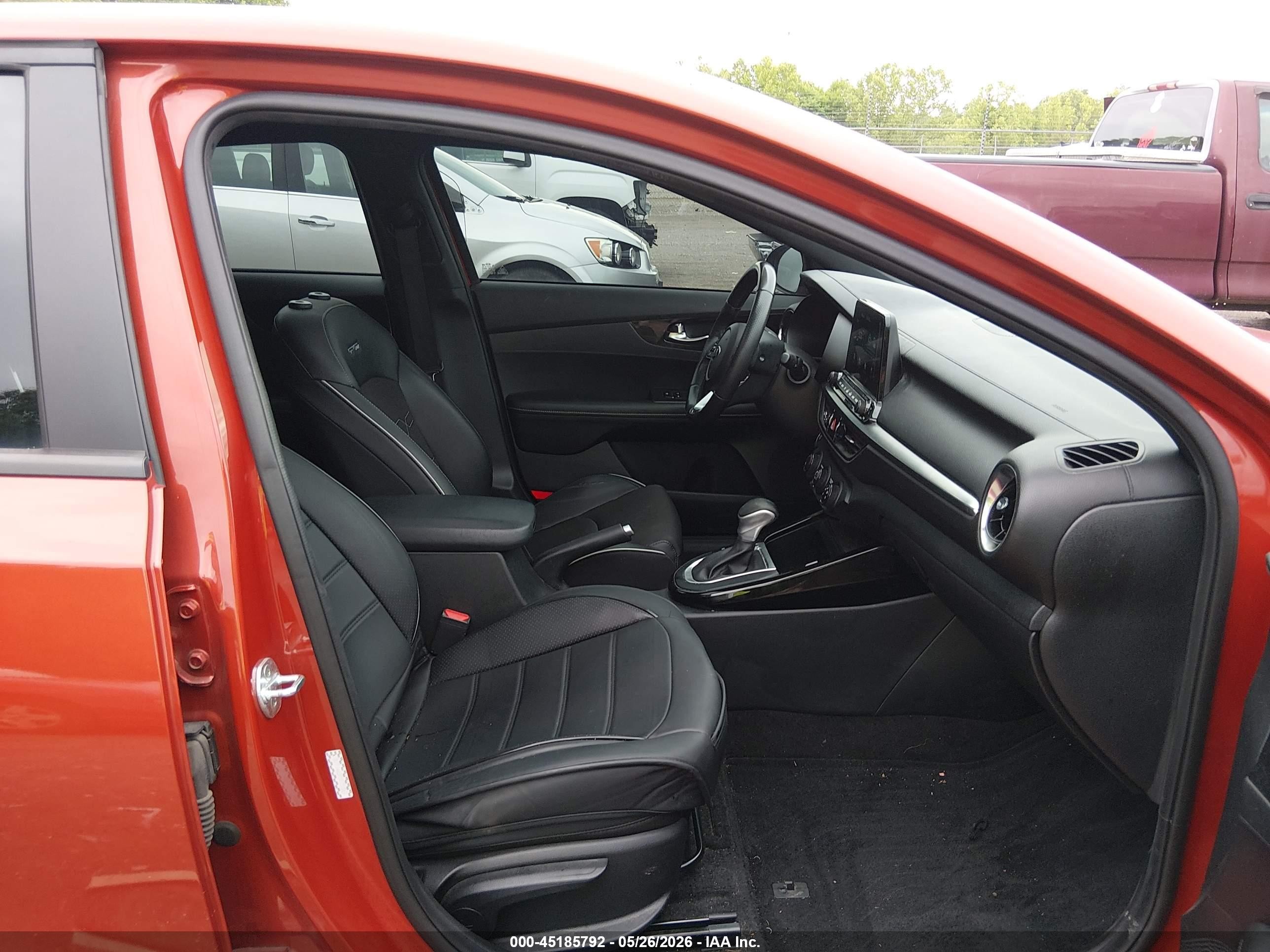 2021 Kia Forte Gt-line Orange vin: 3KPF34ADXME330865