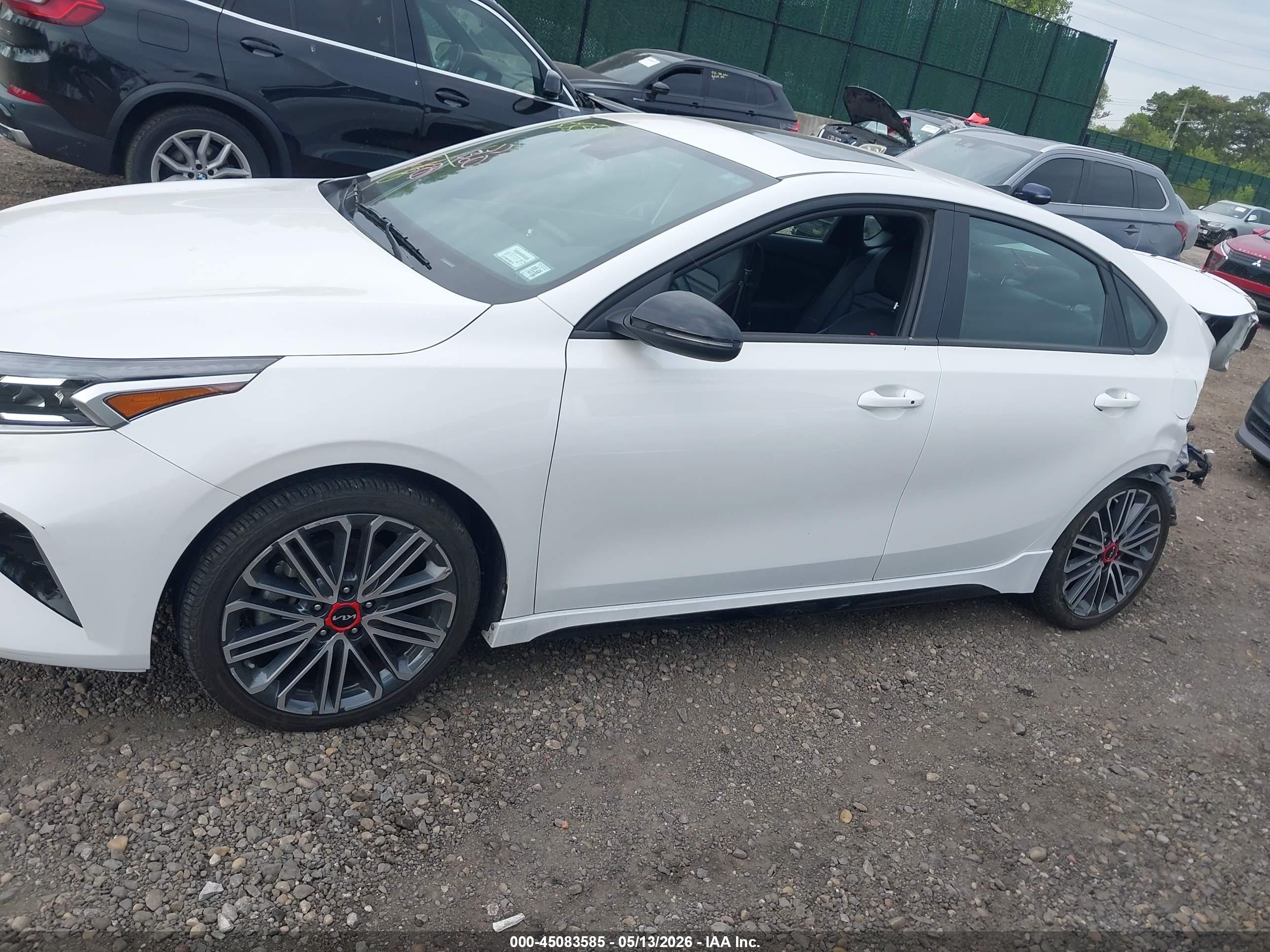 2023 Kia Forte Gt White vin: 3KPF44AC0PE634019