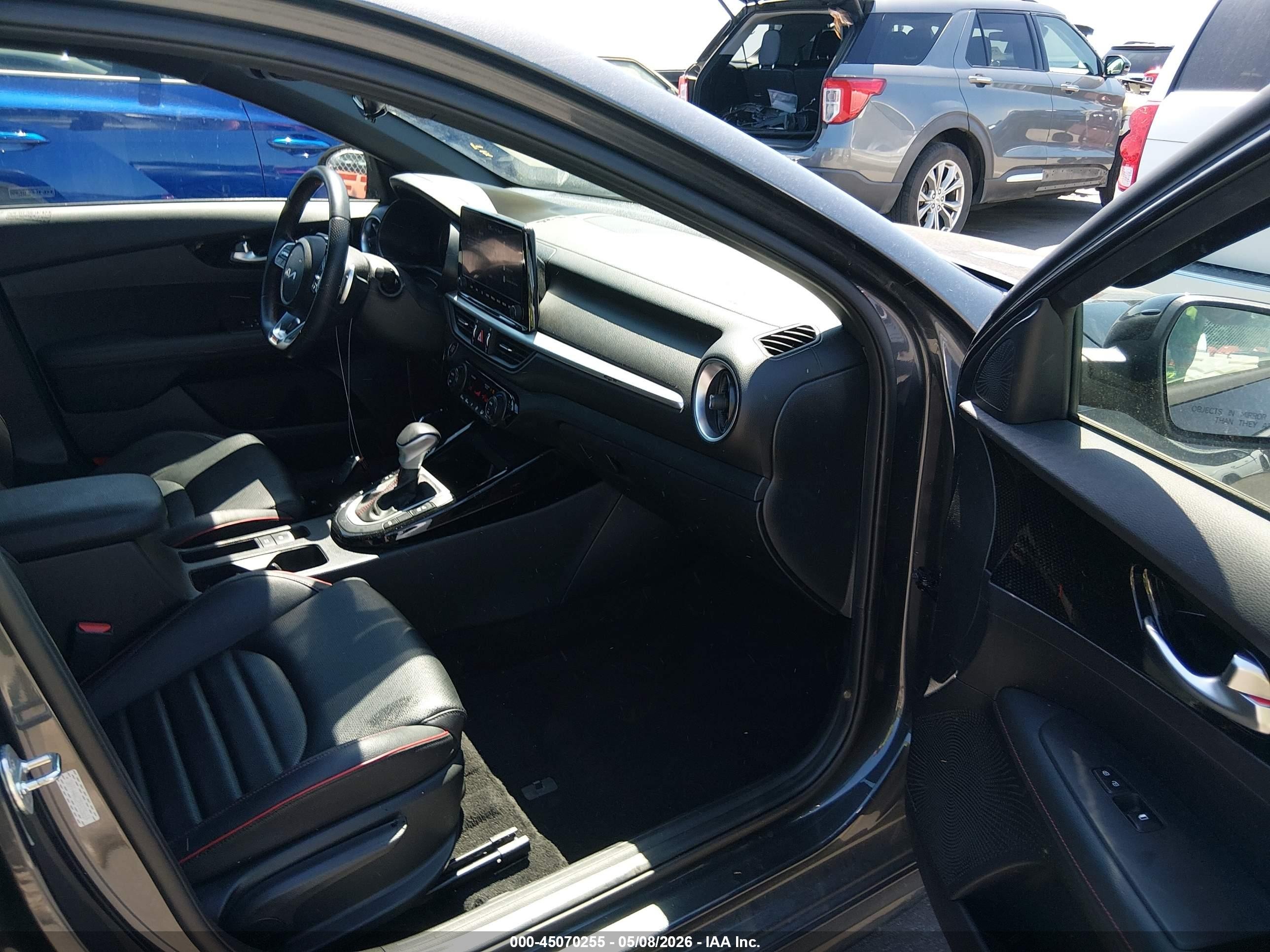 2023 Kia Forte Gt Gray vin: 3KPF44AC2PE535654