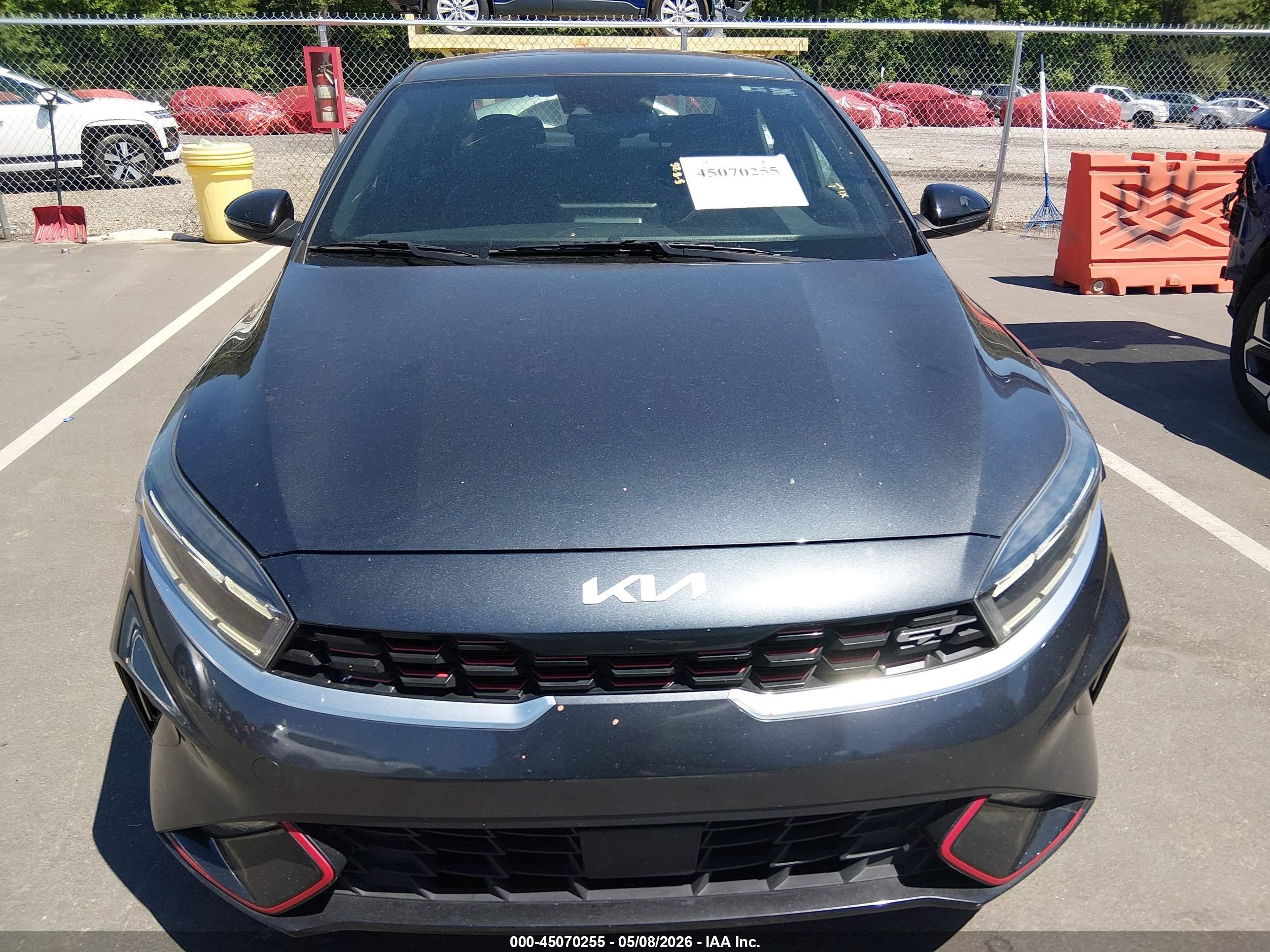 2023 Kia Forte Gt Gray vin: 3KPF44AC2PE535654