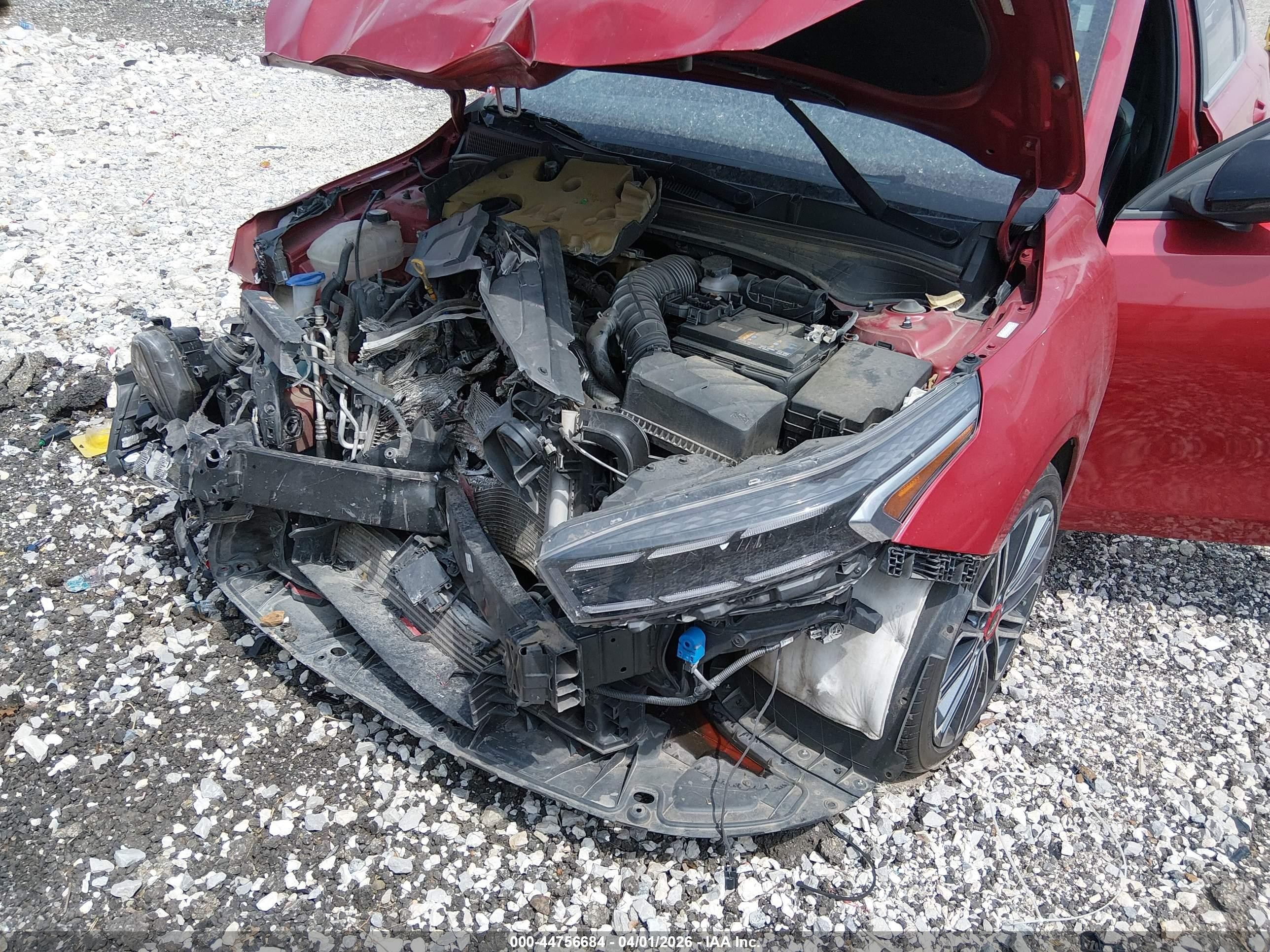 2023 Kia Forte Gt Red vin: 3KPF44AC2PE592890