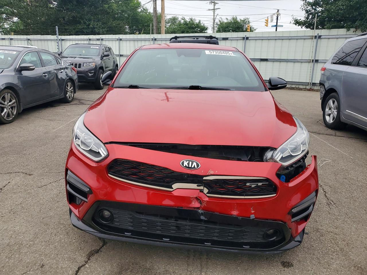 2020 Kia Forte Red vin: 3KPF44AC3LE225832