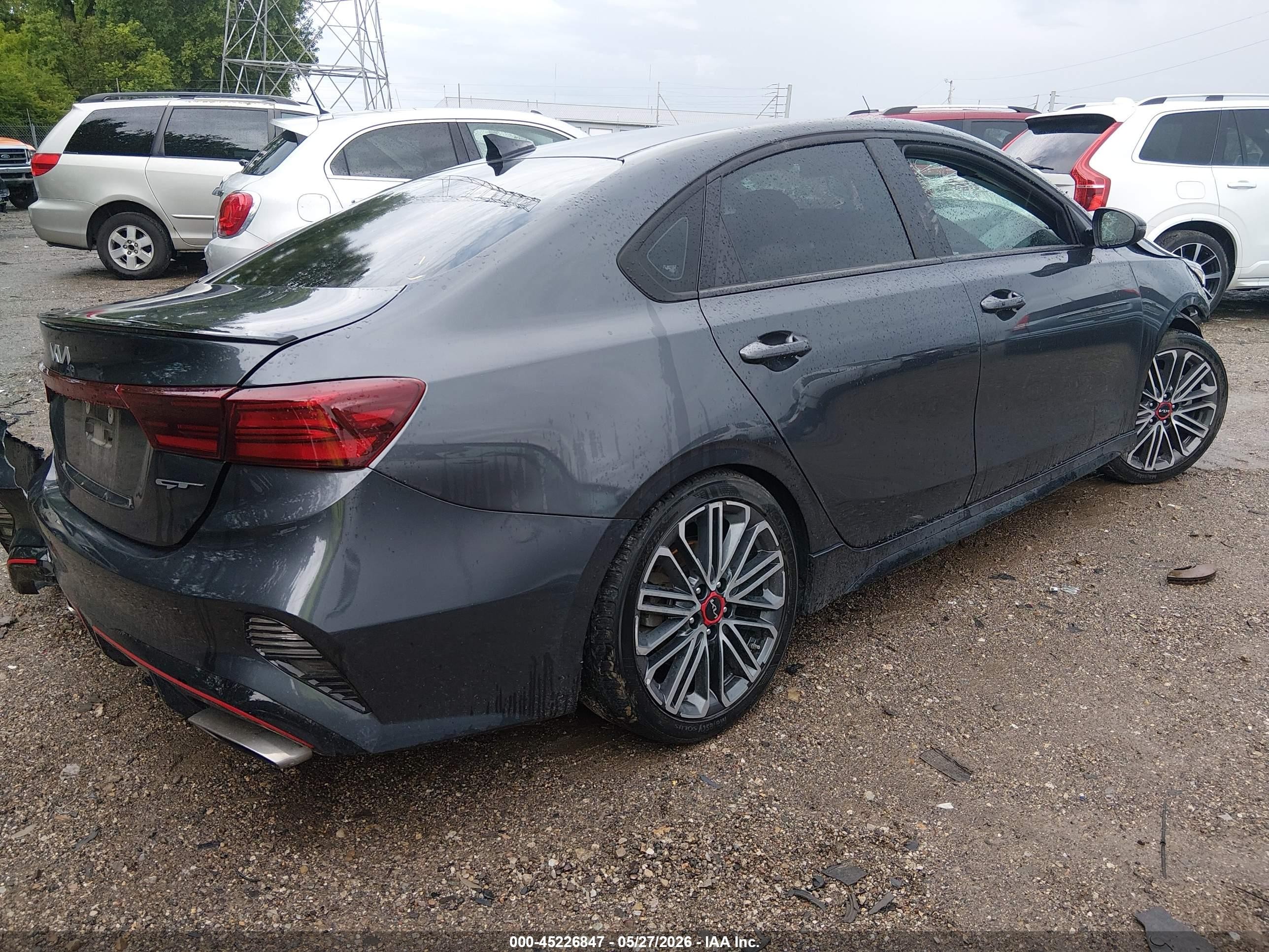 2023 Kia Forte Gt Black vin: 3KPF44AC4PE516569