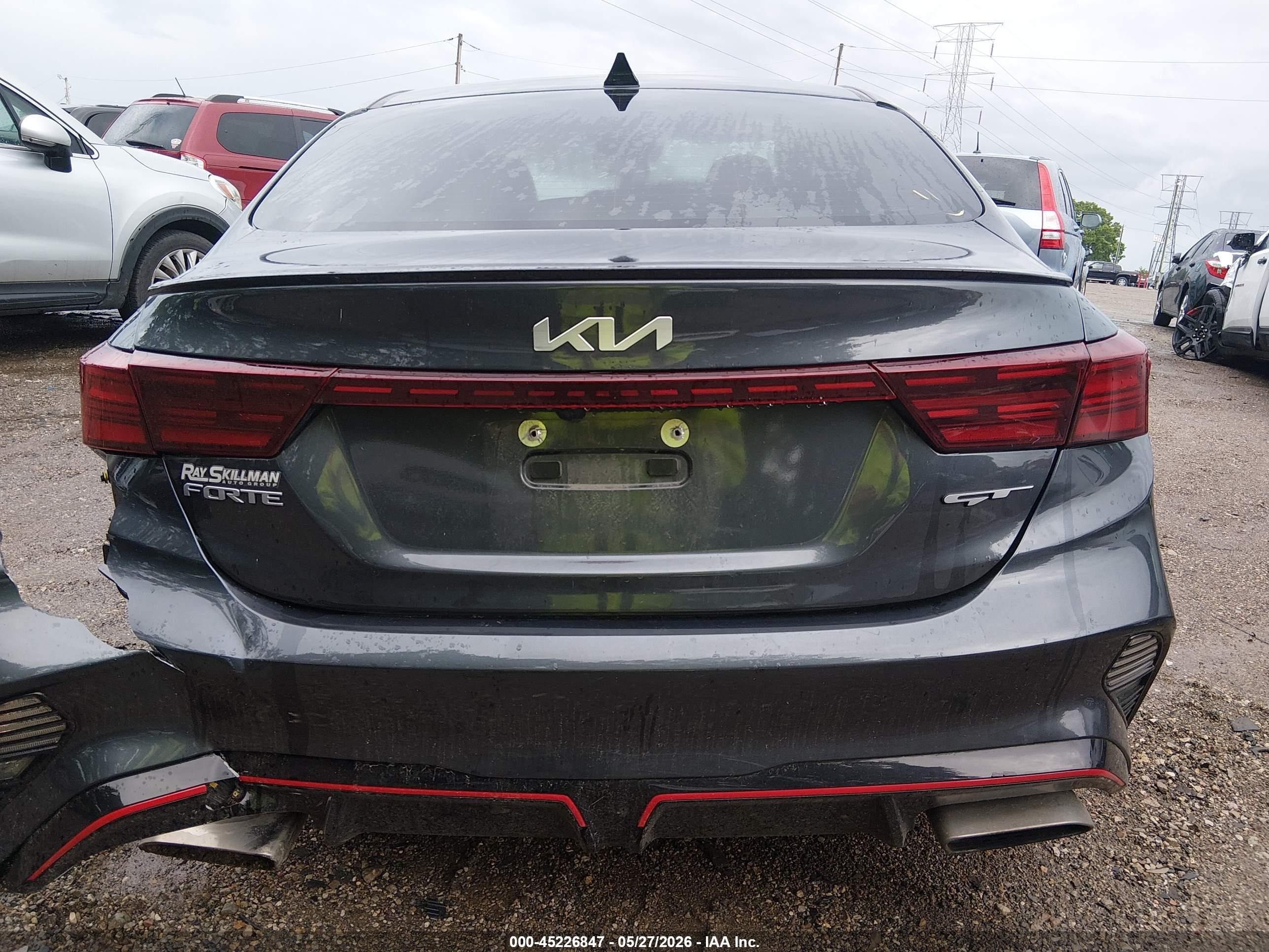 2023 Kia Forte Gt Black vin: 3KPF44AC4PE516569