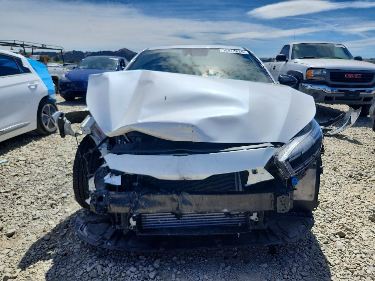 2023 Kia Forte Gt White vin: 3KPF44AC4PE538085