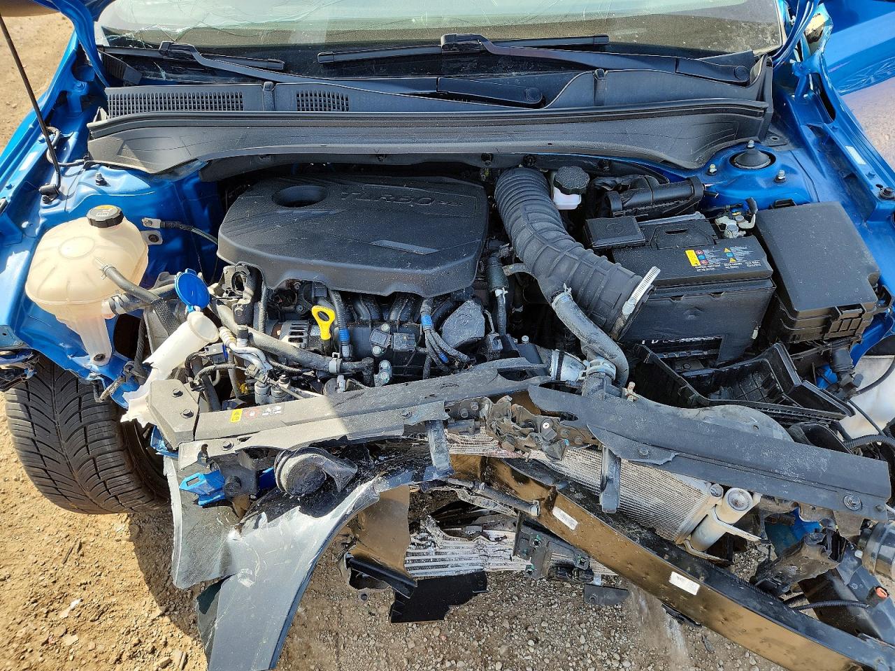 2022 Kia Forte Gt Blue vin: 3KPF44AC6NE443296