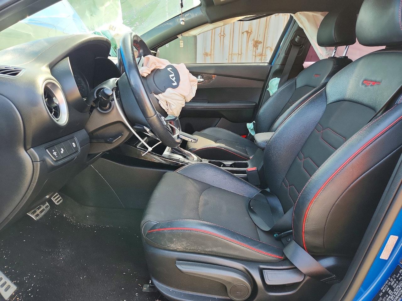 2022 Kia Forte Gt Blue vin: 3KPF44AC6NE443296