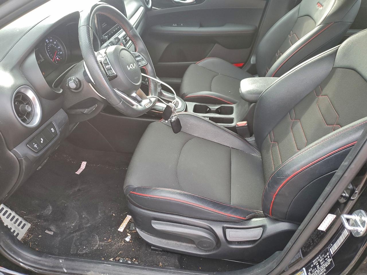 2022 Kia Forte Gt Black vin: 3KPF44AC8NE501781