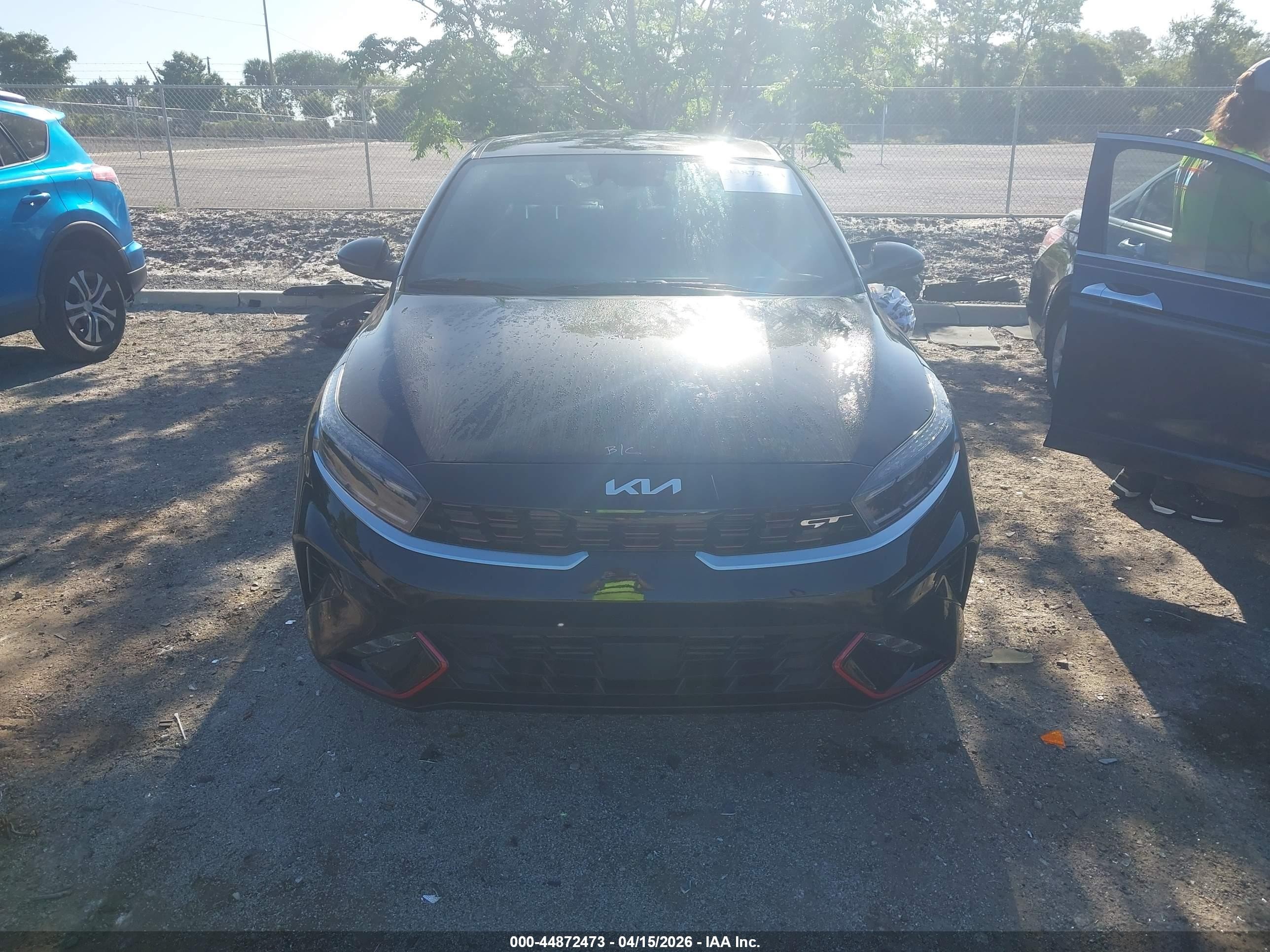 2023 Kia Forte Gt Черный vin: 3KPF44AC8PE525579