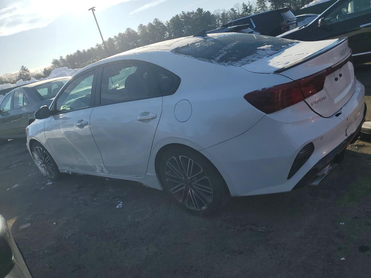 2023 Kia Forte Gt White vin: 3KPF44ACXPE610312