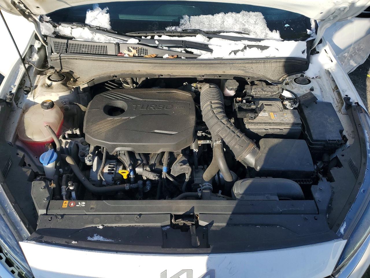 2023 Kia Forte Gt White vin: 3KPF44ACXPE610312