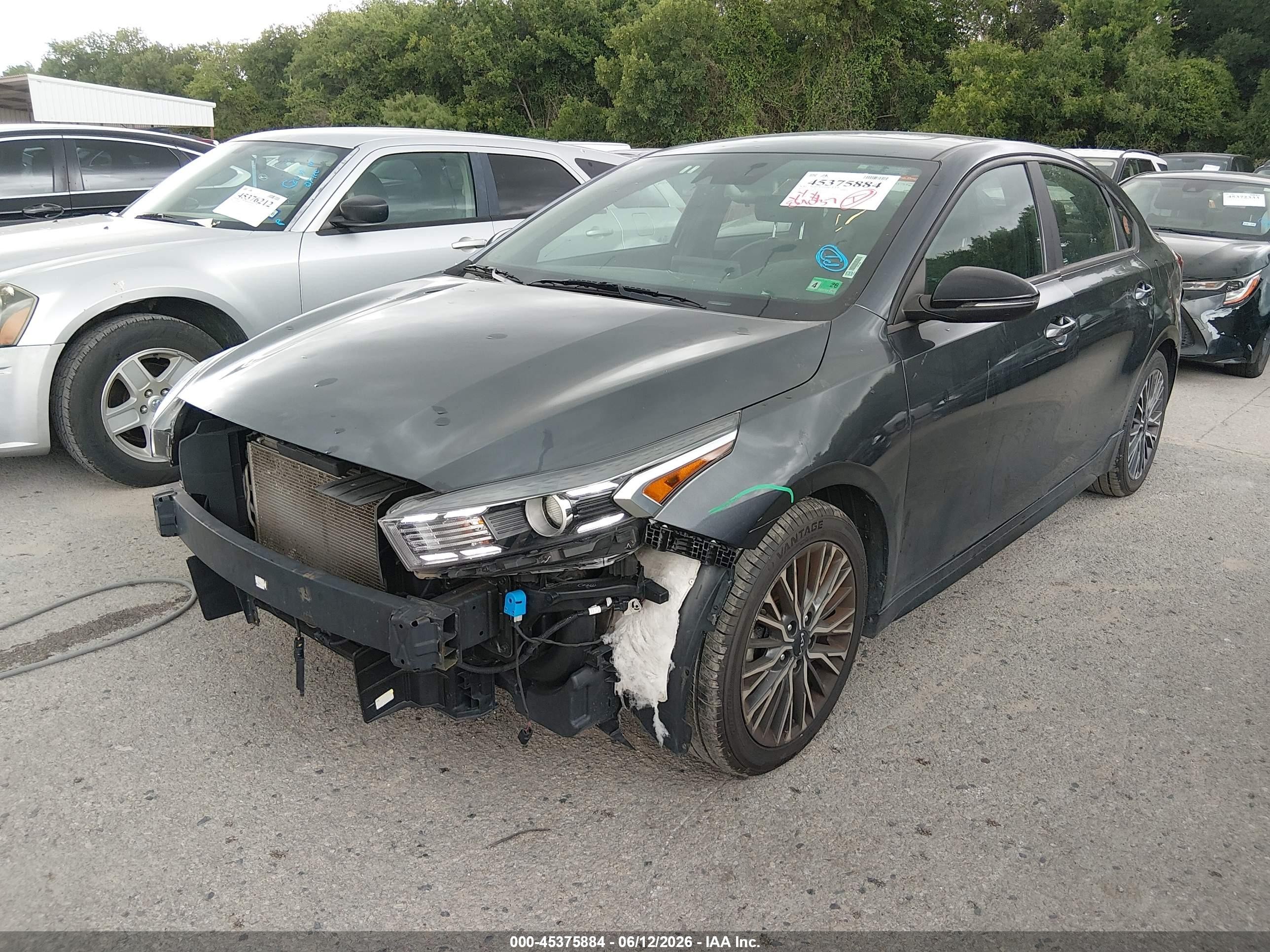 2023 Kia Forte Gt-line Gray vin: 3KPF54AD0PE553978