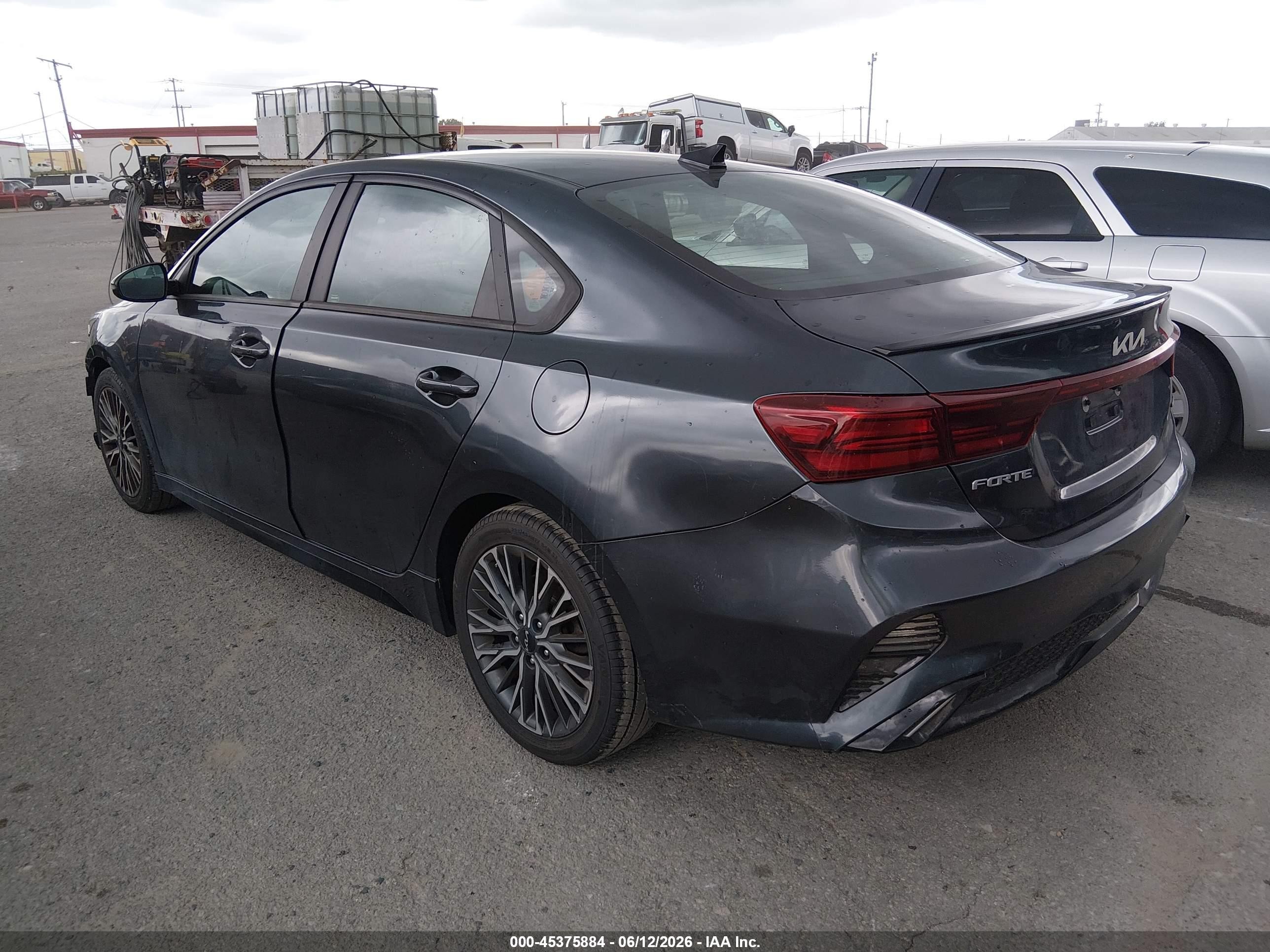 2023 Kia Forte Gt-line Gray vin: 3KPF54AD0PE553978