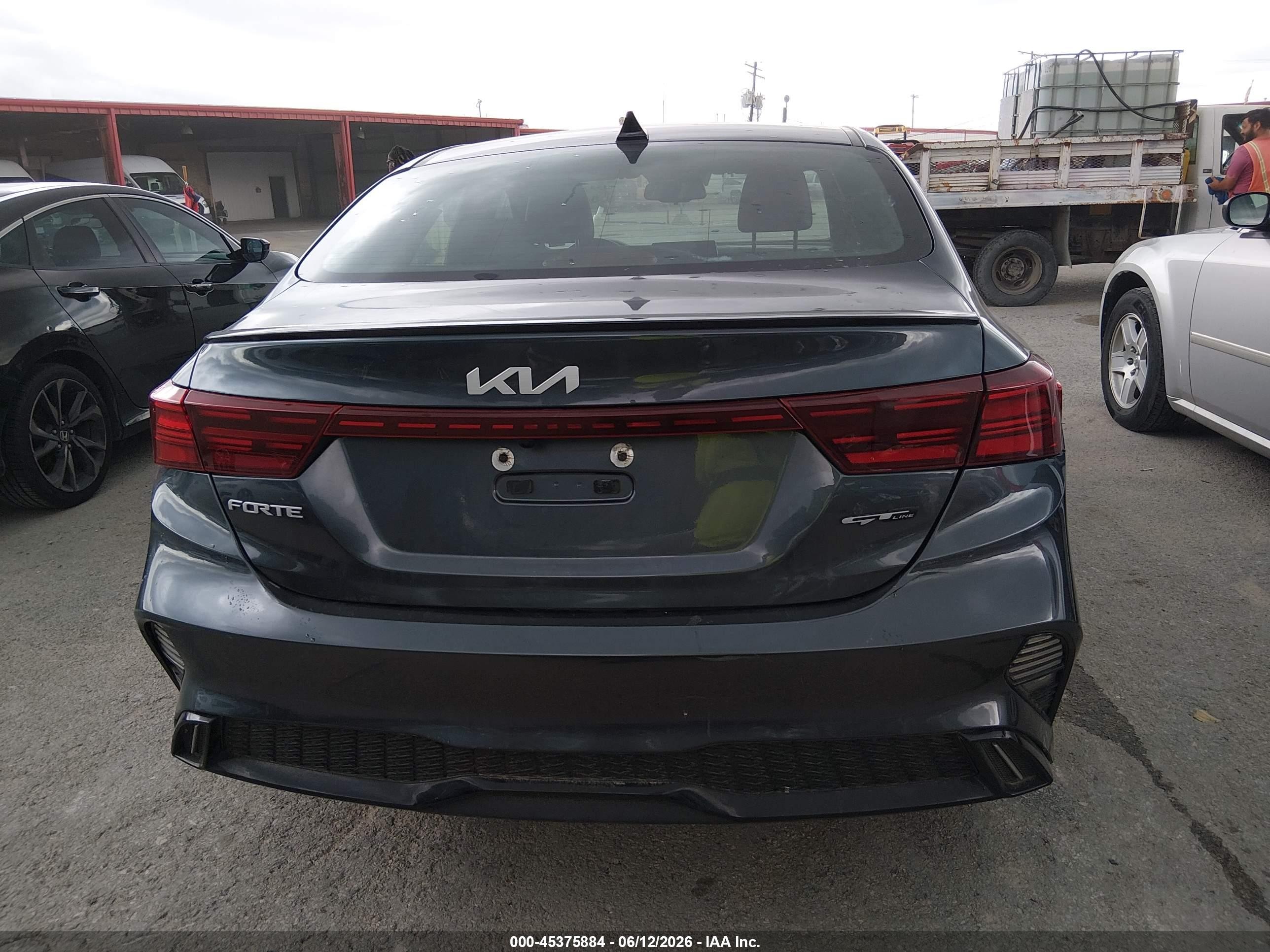2023 Kia Forte Gt-line Gray vin: 3KPF54AD0PE553978