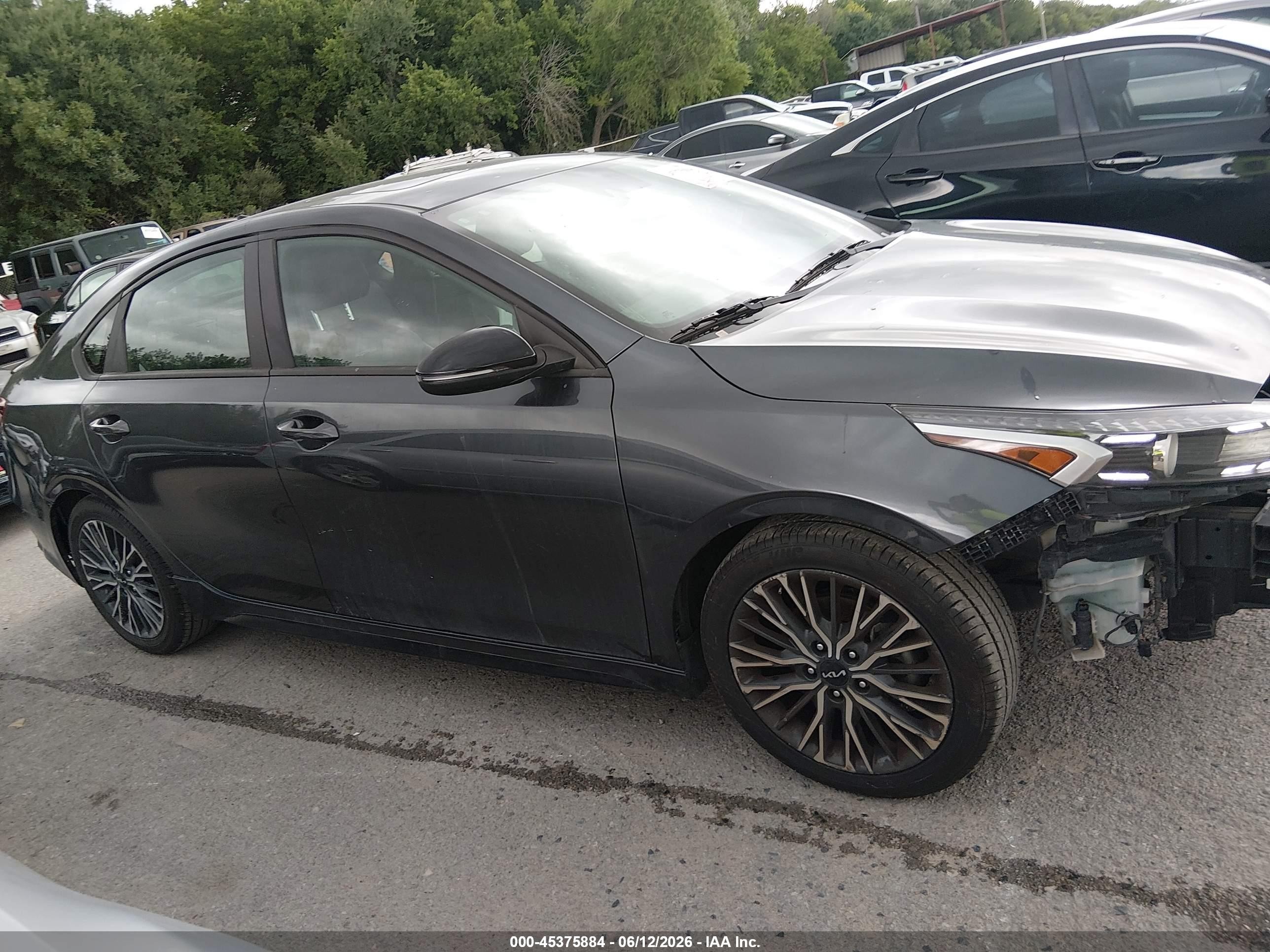 2023 Kia Forte Gt-line Gray vin: 3KPF54AD0PE553978