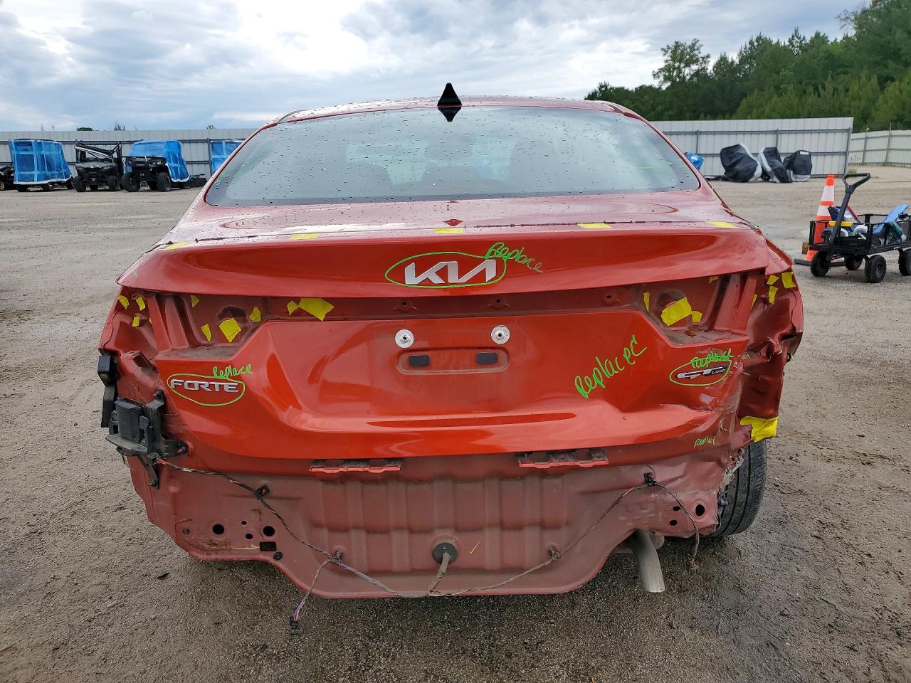 2023 Kia Forte Gt Line Orange vin: 3KPF54AD0PE652185