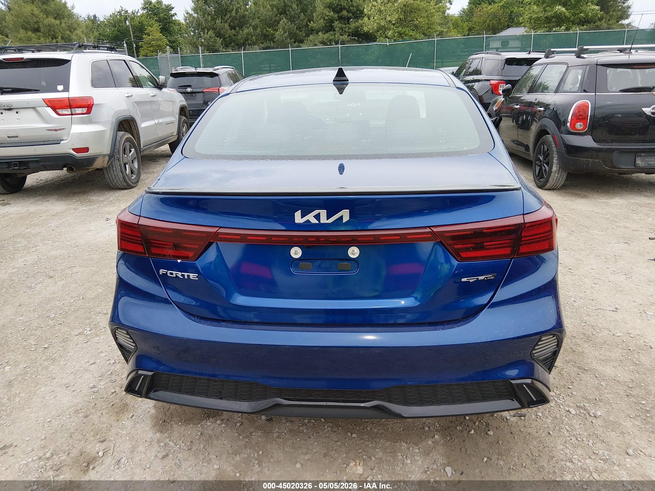 2024 Kia Forte Gt-line Blue vin: 3KPF54AD0RE757585