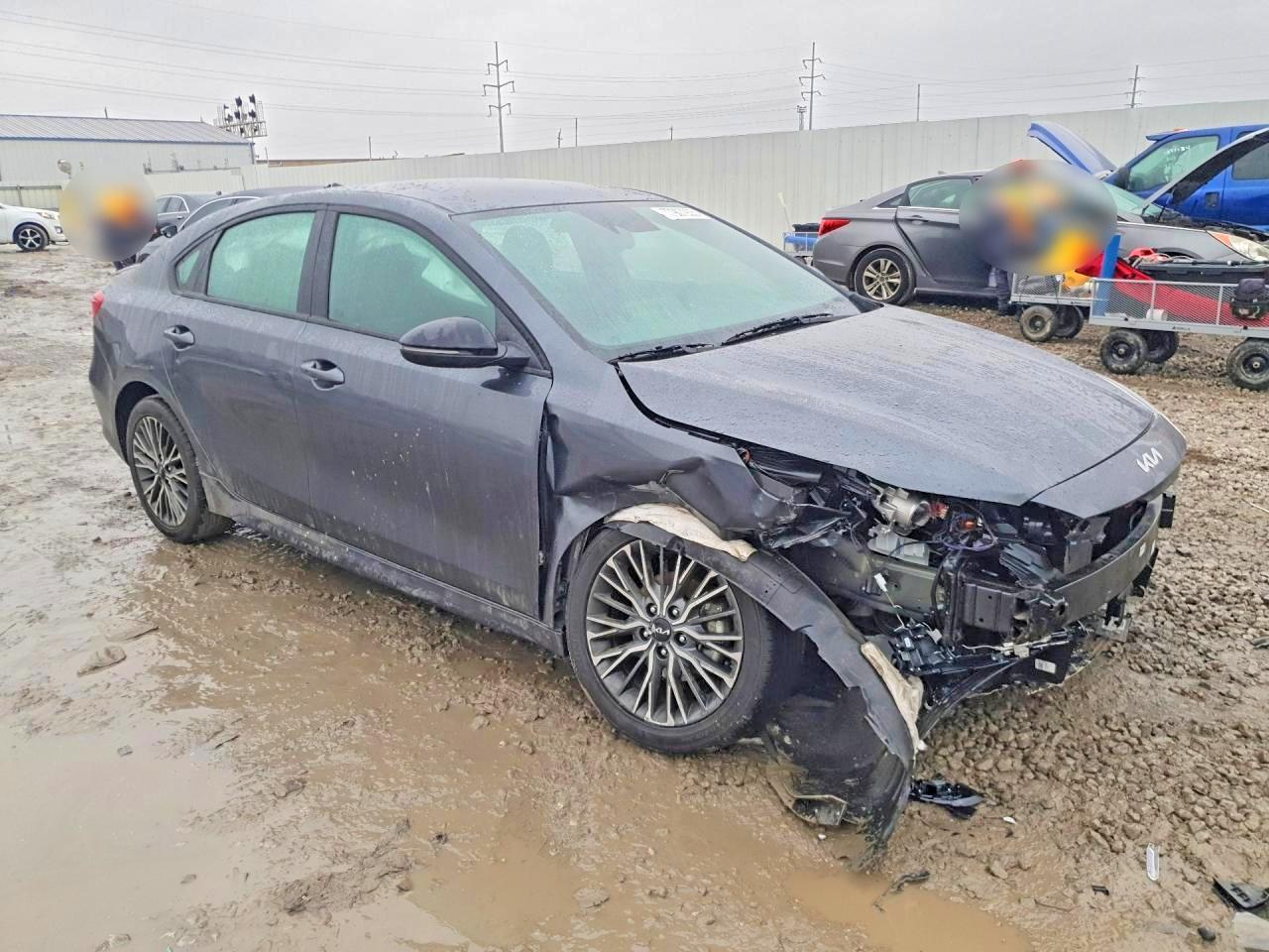 2024 Kia Forte Gt Line Gray vin: 3KPF54AD0RE822418