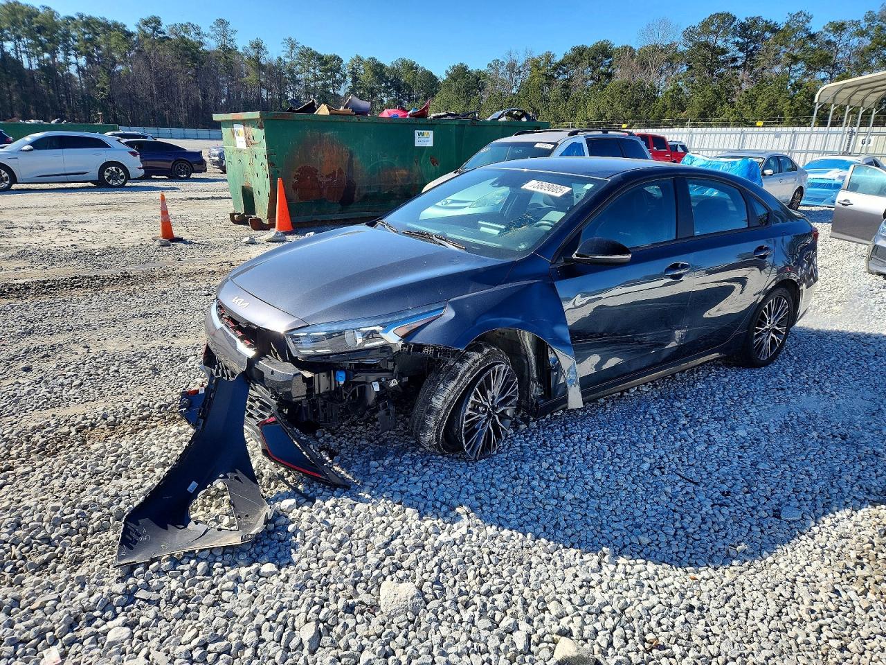 2022 Kia Forte Gt Line Charcoal vin: 3KPF54AD1NE492881
