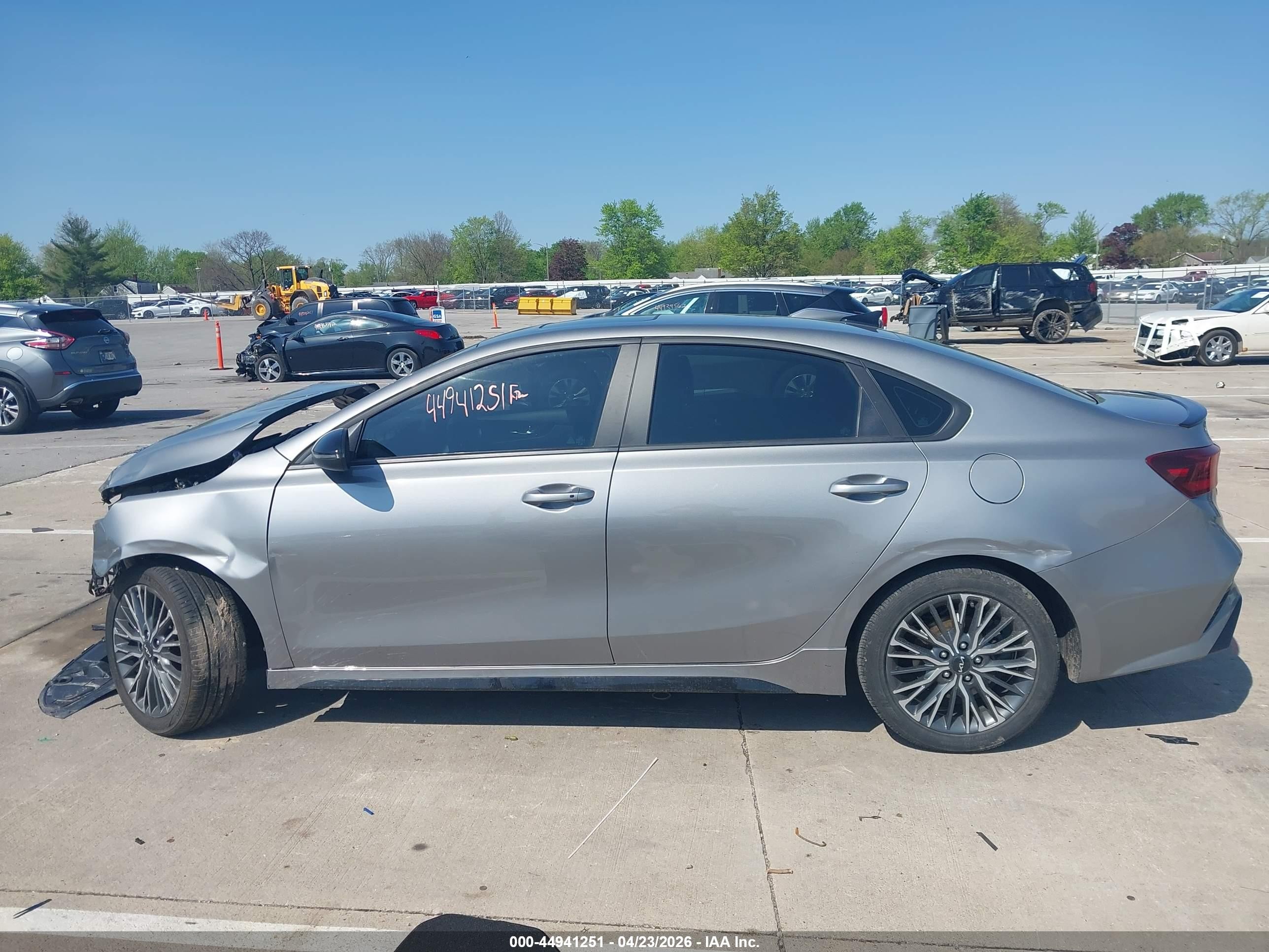 2024 Kia Forte Gt-line Gray vin: 3KPF54AD1RE705625