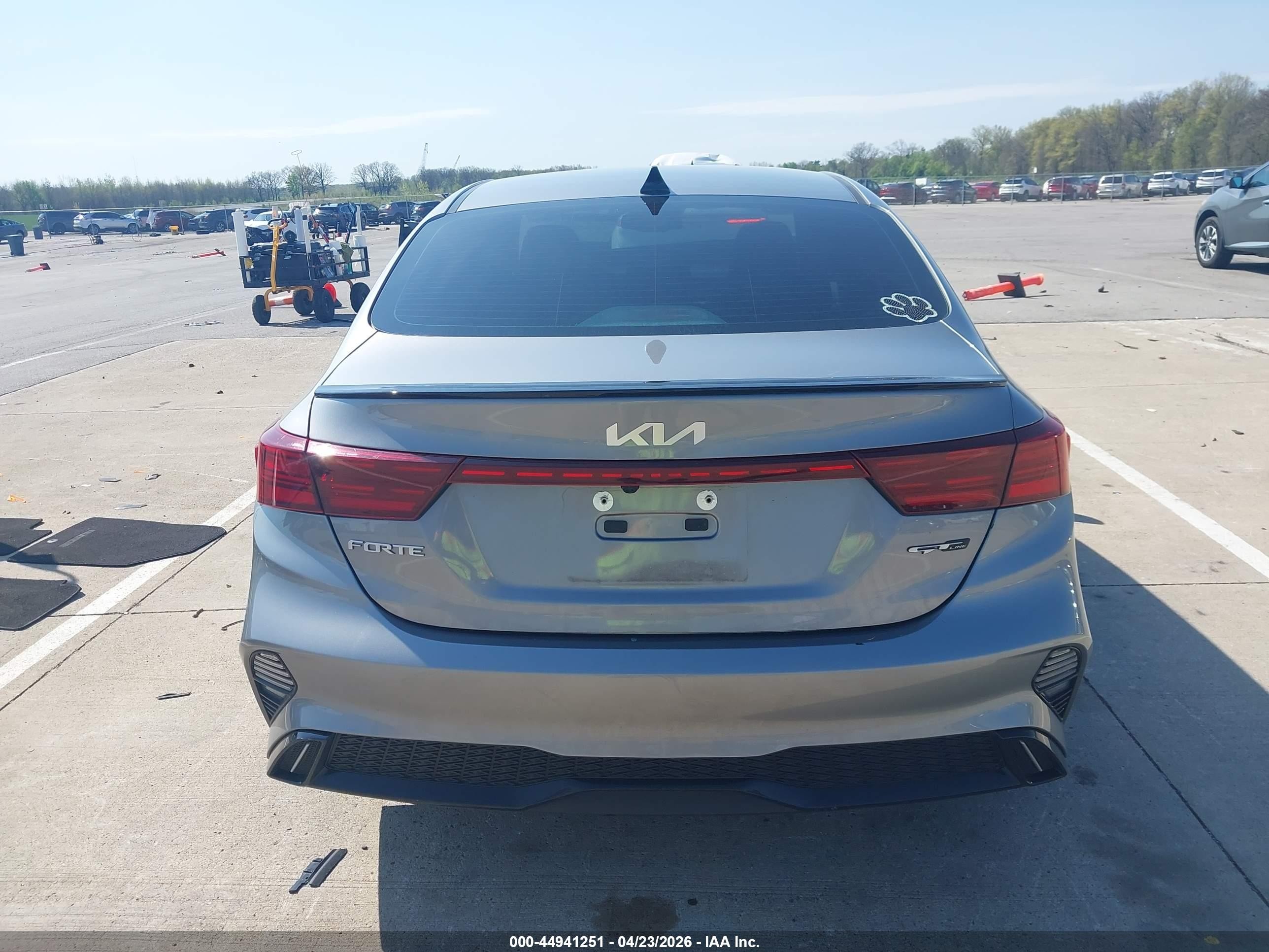 2024 Kia Forte Gt-line Gray vin: 3KPF54AD1RE705625
