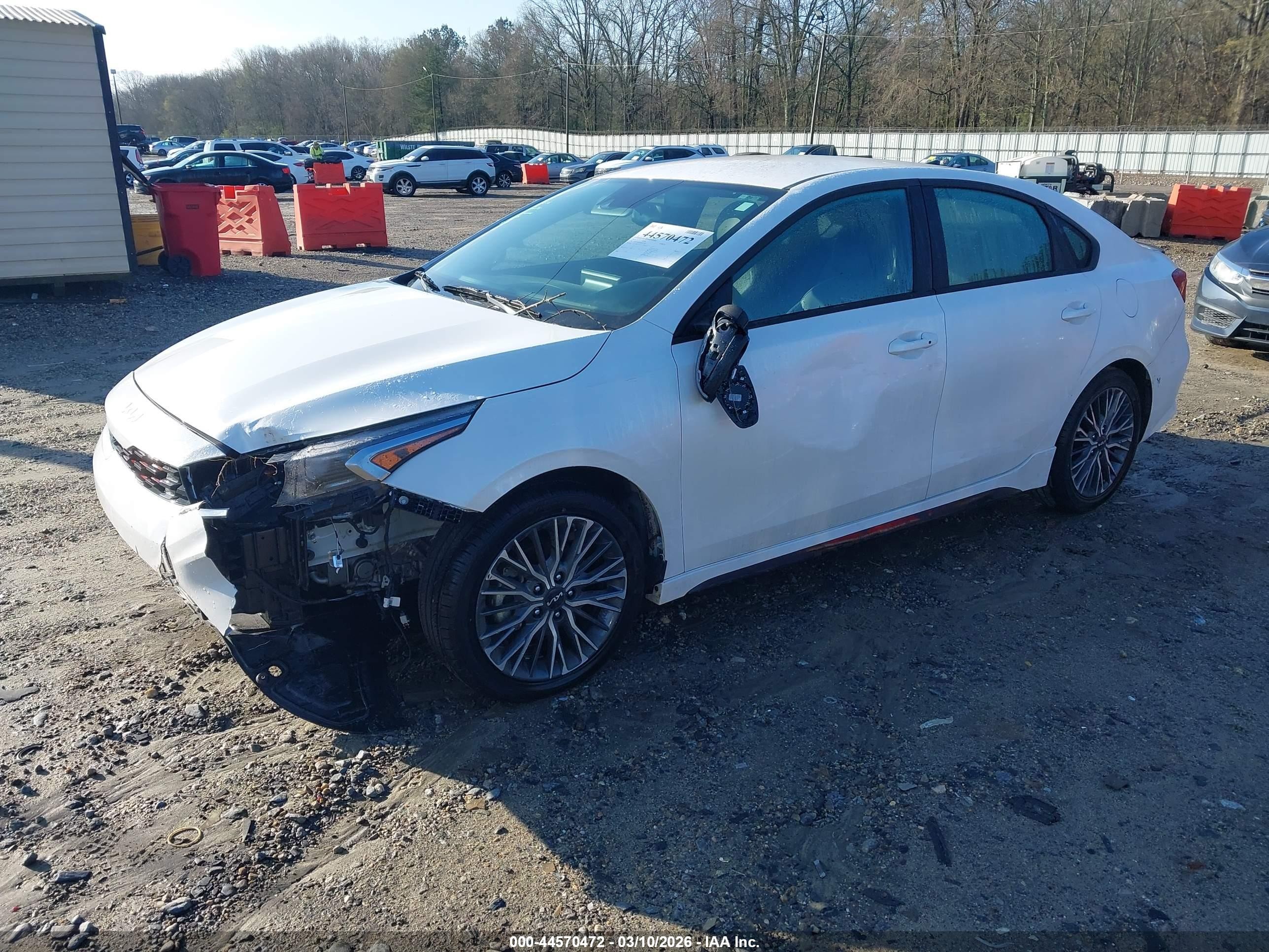 2023 Kia Forte Gt-line White vin: 3KPF54AD2PE631418