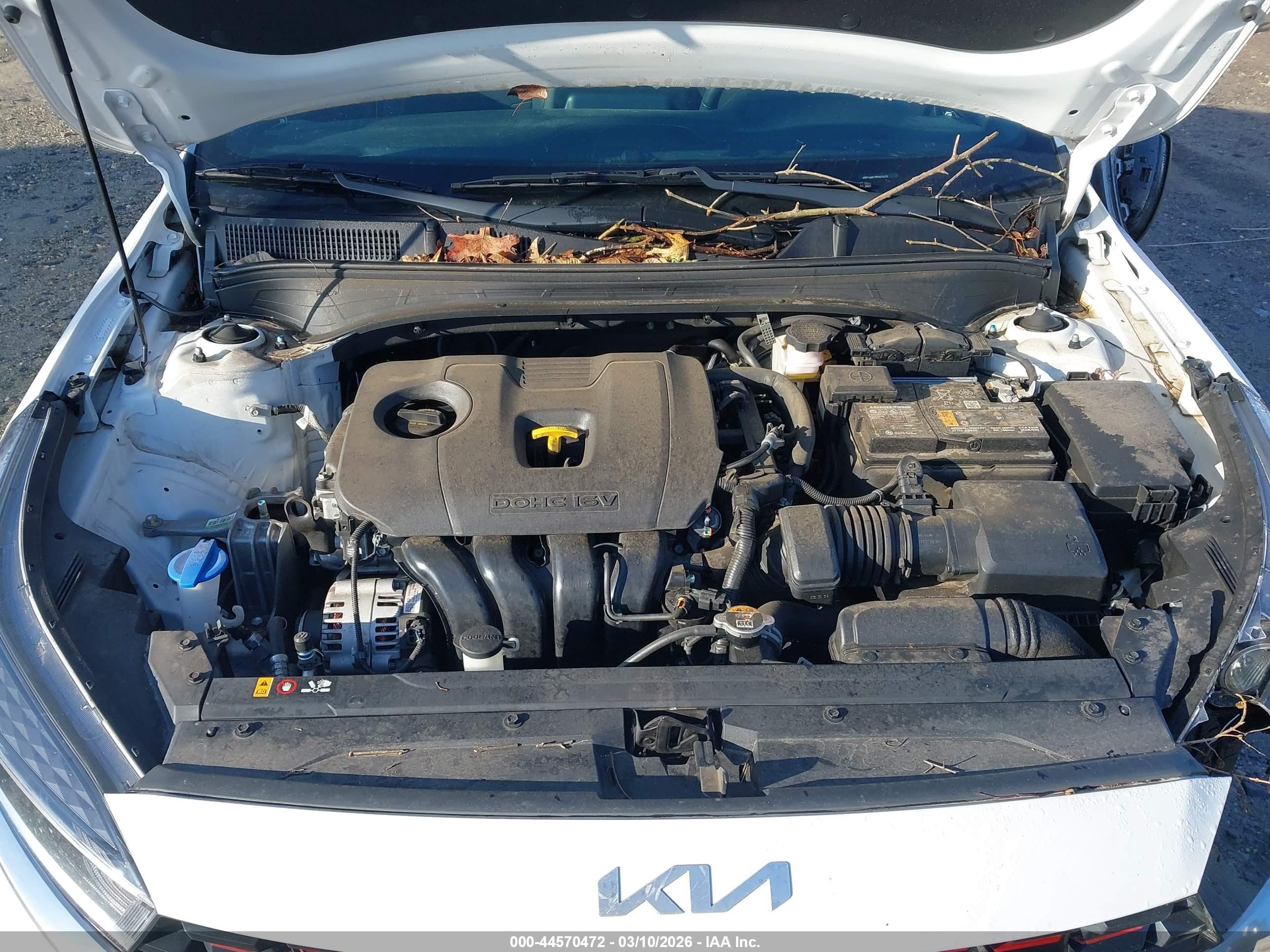 2023 Kia Forte Gt-line White vin: 3KPF54AD2PE631418