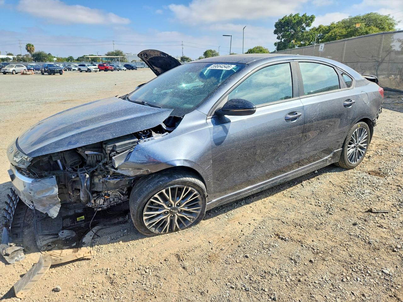 2022 Kia Forte Gt Line Charcoal vin: 3KPF54AD3NE457632