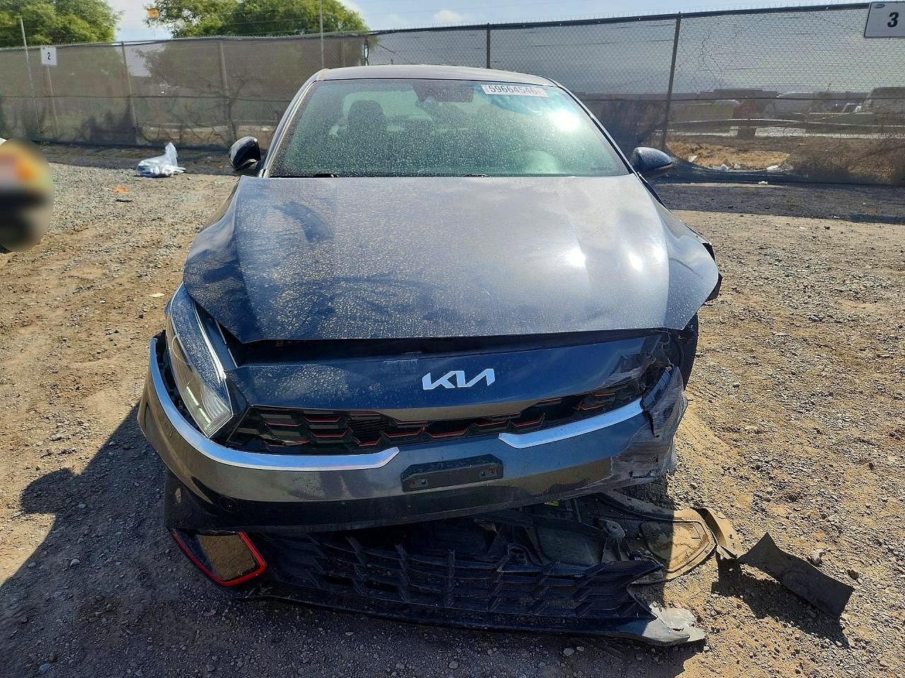 2022 Kia Forte Gt Line Угольный vin: 3KPF54AD3NE457632